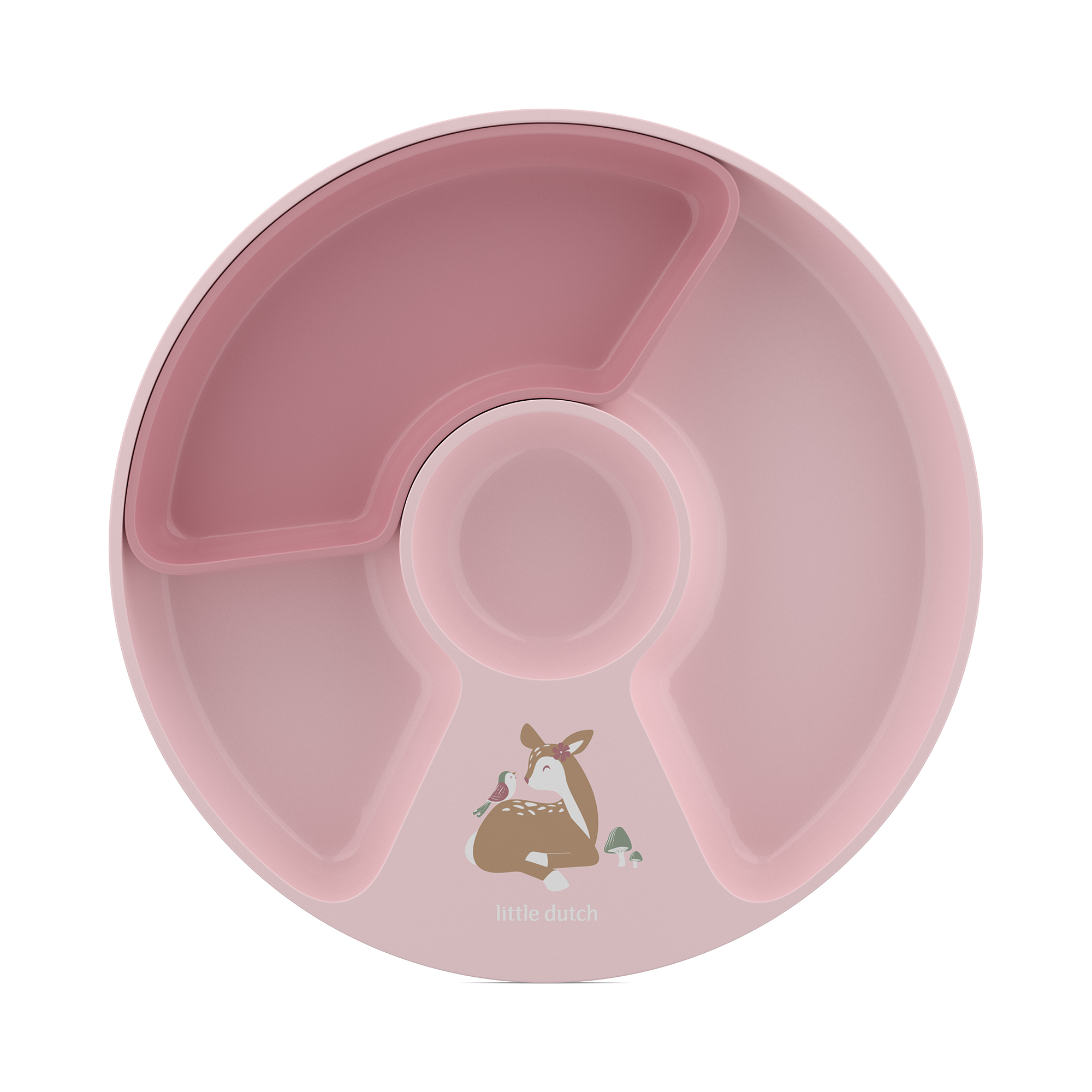 Kinderteller, MEPAL, Pink – Besonderheit: mit herausnehmbarem Einsatz