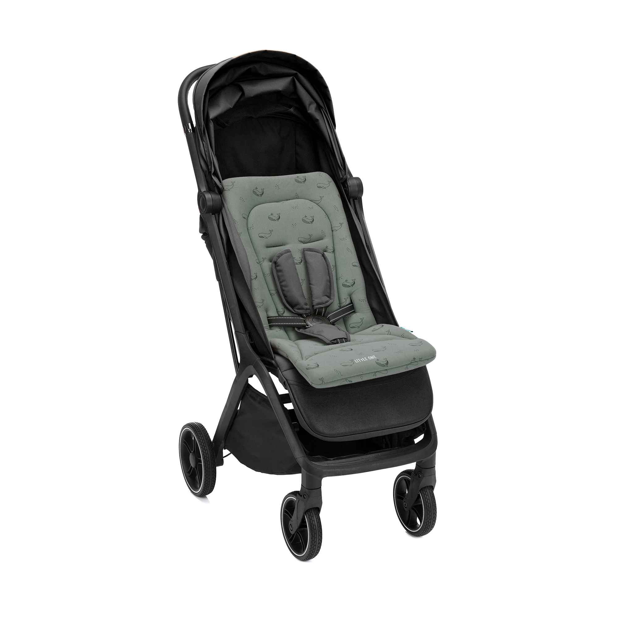 LITTLE ONE, LITTLE ONE, Grün – Besonderheit: hochwertige Füllung aus Memoryschaumstoff passt sich optimal an die Körperform deines Kindes an