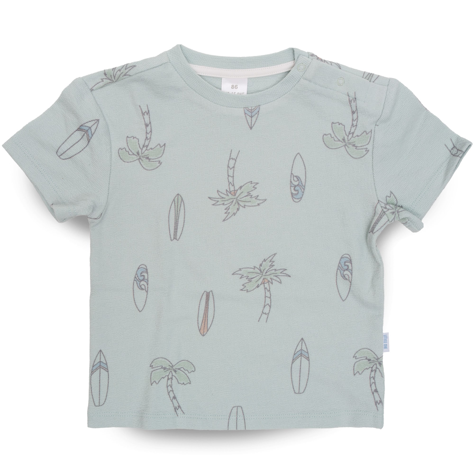 Kurzarmshirts, LITTLE ONE, Grün – Produktansicht