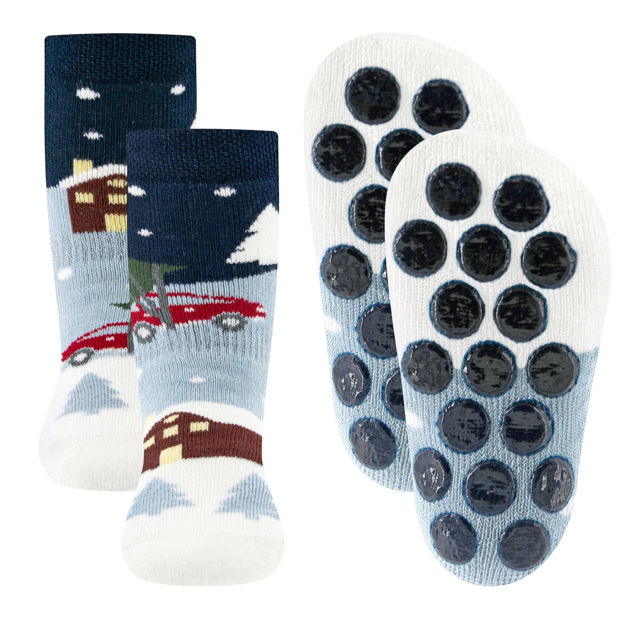 Socken & Strumpfhosen, ewers, Blau – Besonderheit: aus 85% Baumwolle
