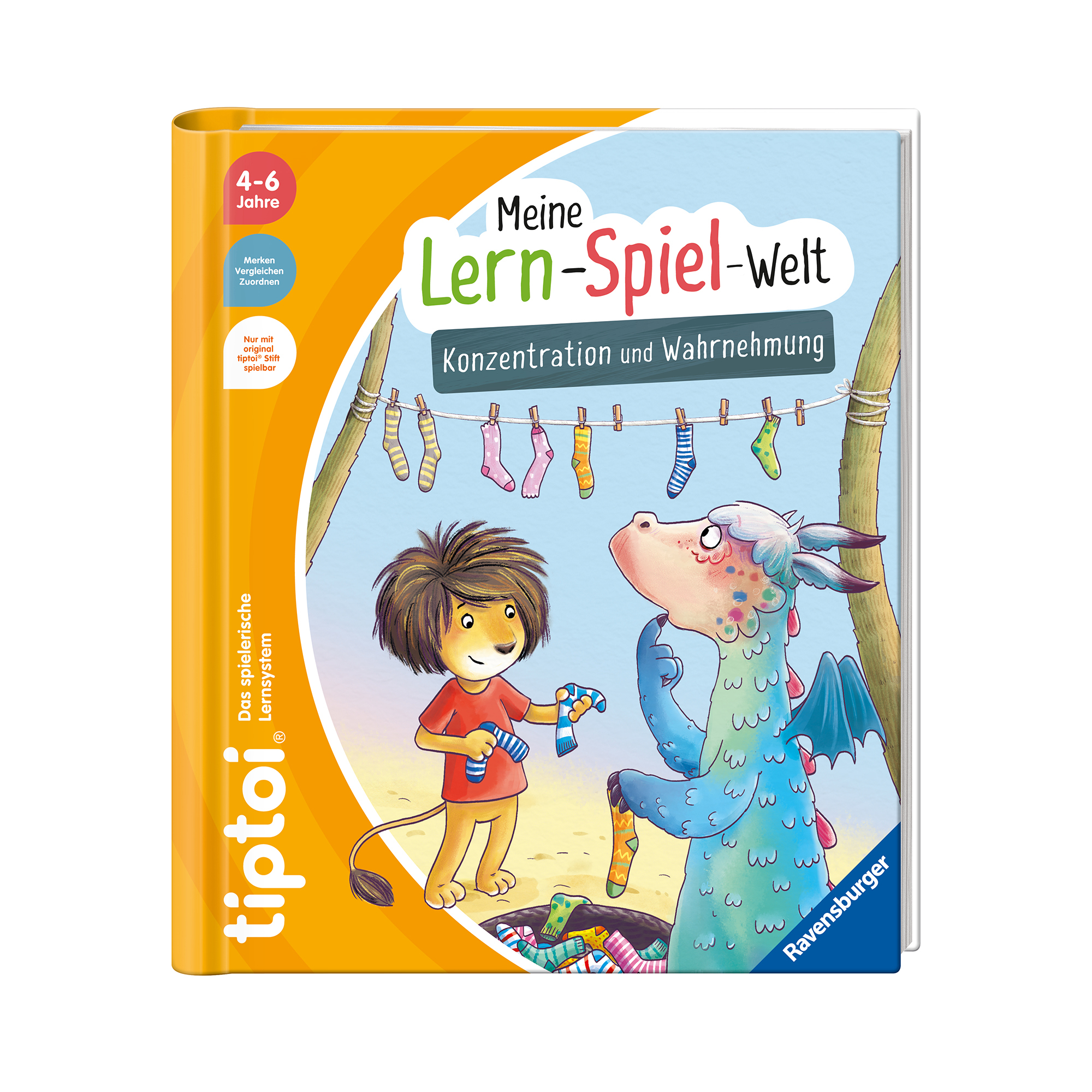 Kinderbücher, Tiptoi, Orange – Besonderheit: fördert die Konzentration und Wahrnehmung