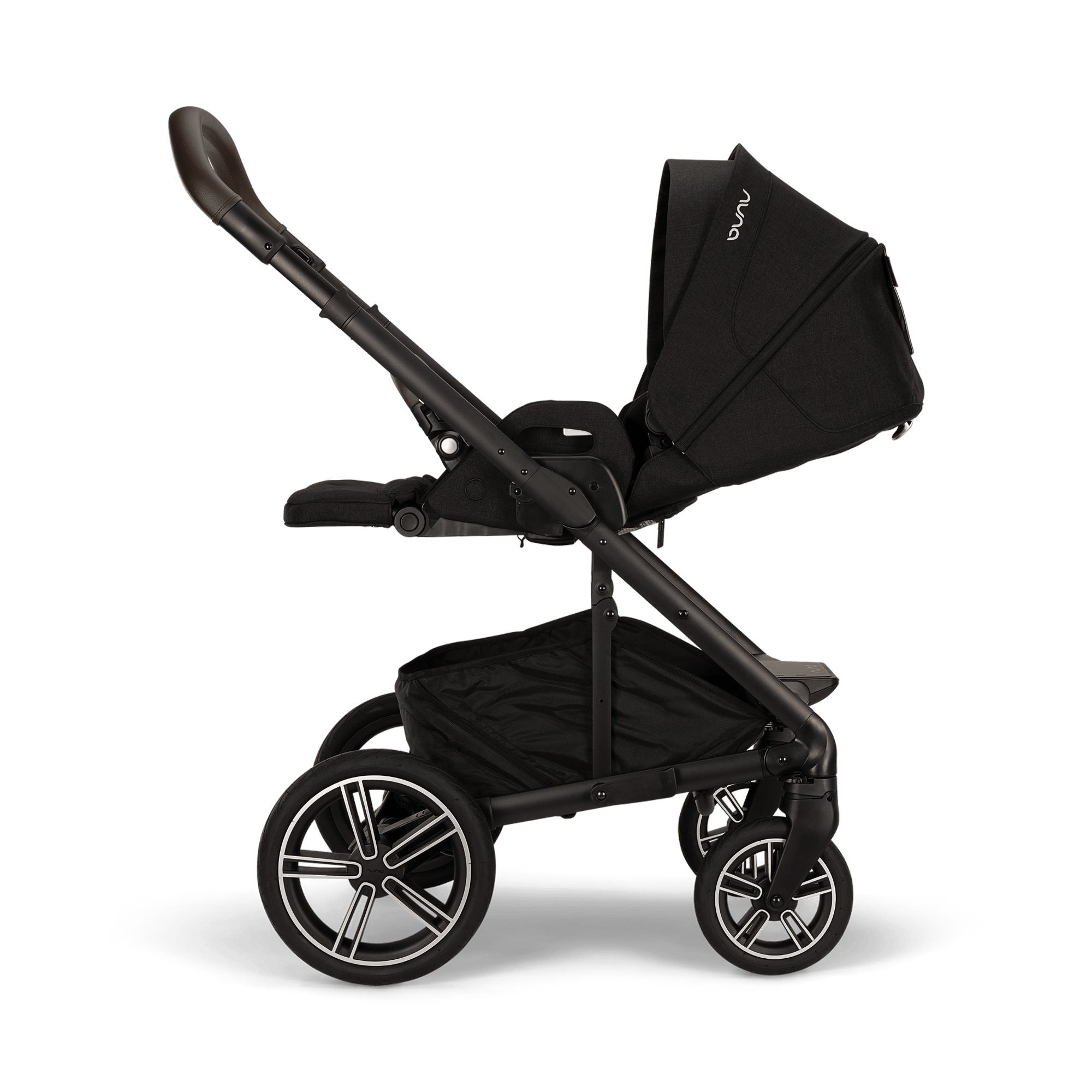 Kombi-Kinderwagen, nuna, Schwarz – Produktansicht