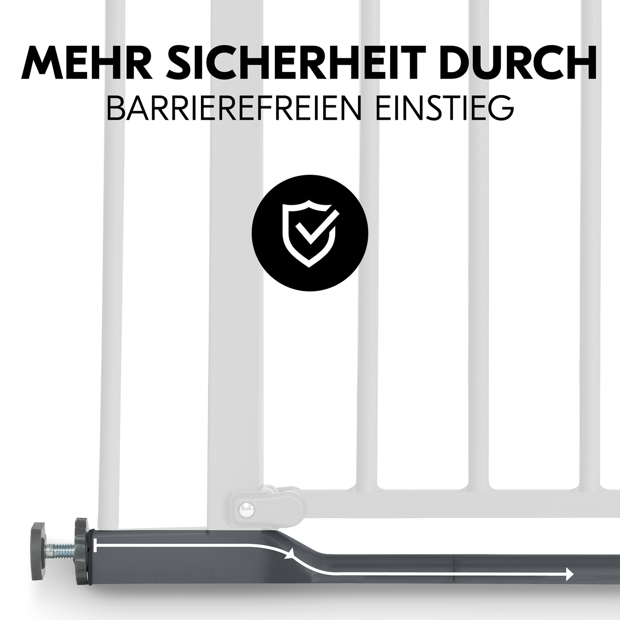 Tür- & Treppenschutzgitter, hauck, Grau – Produktansicht