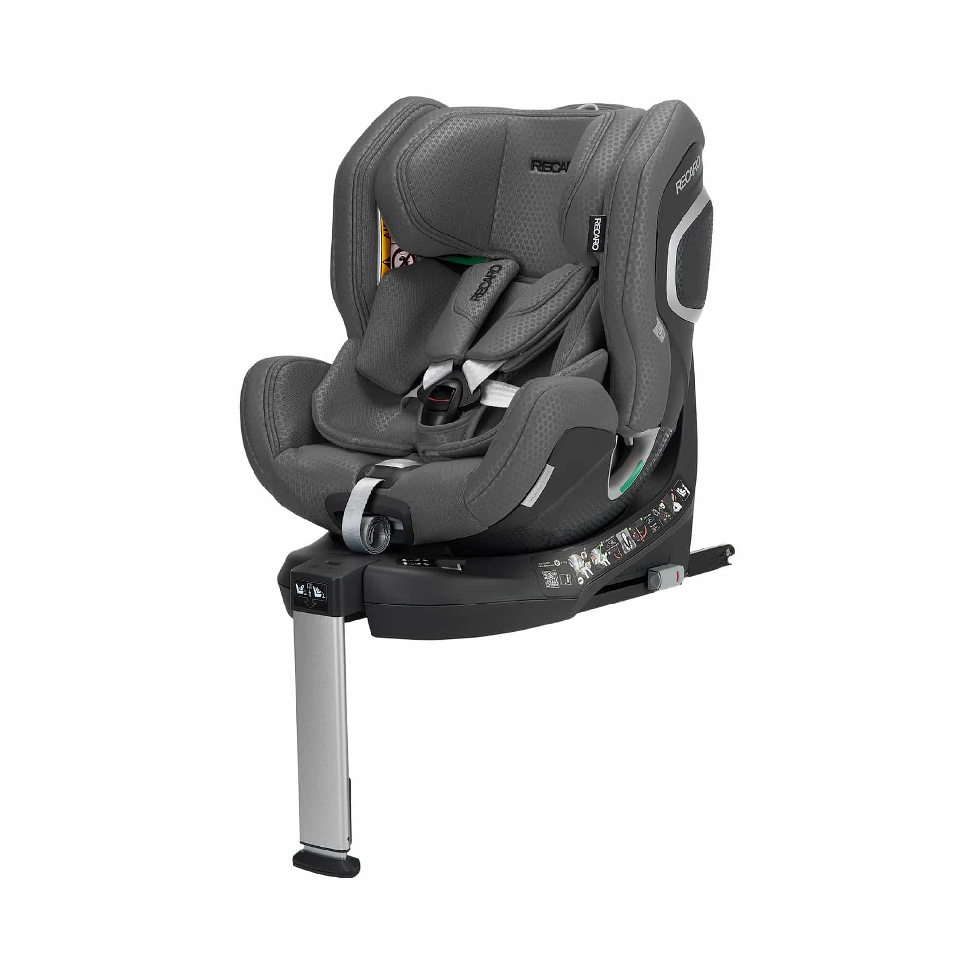 Reboarder 0-18 kg, Gruppe 0+/1, RECARO, Grau – Produktansicht