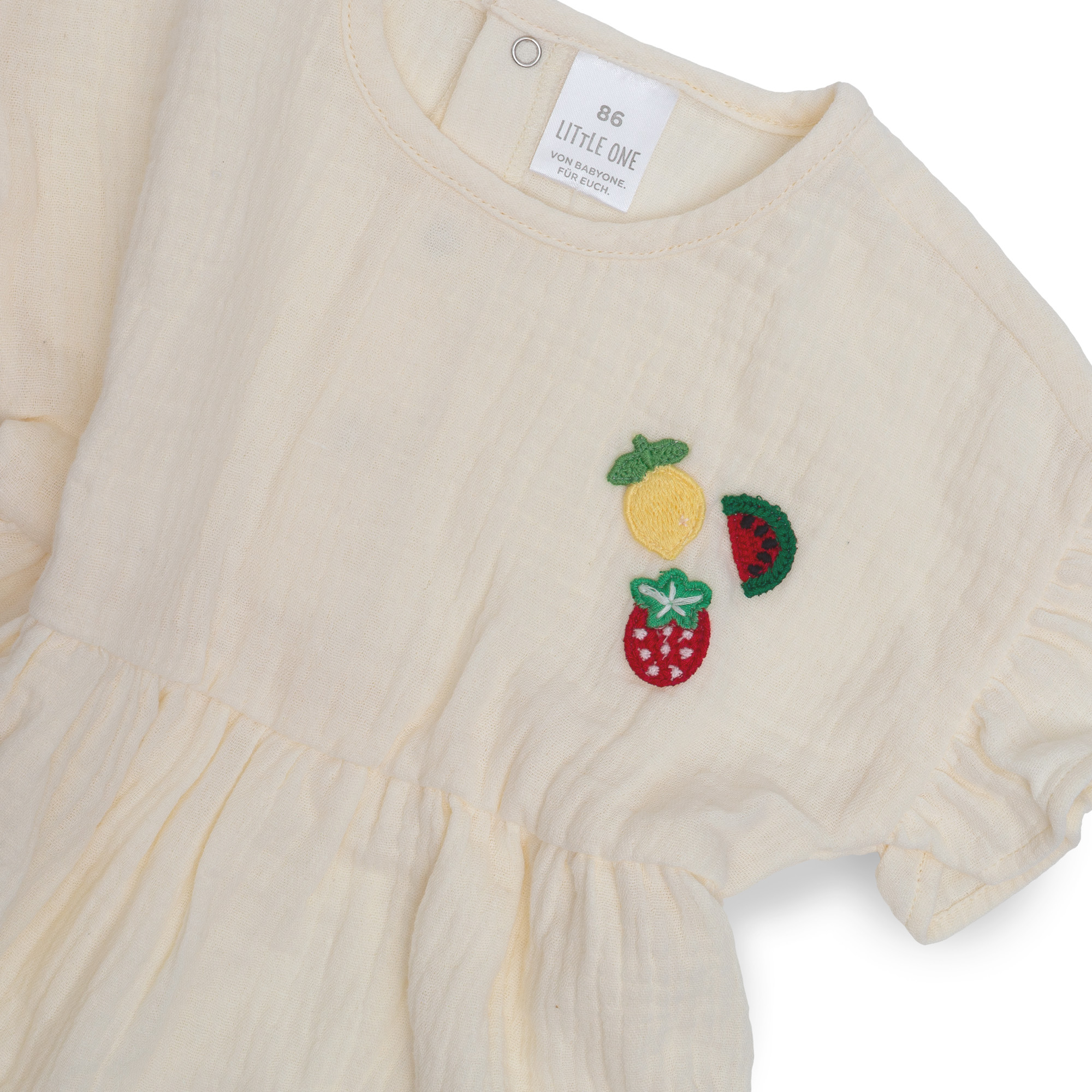 Kurzarmshirts, LITTLE ONE, Beige – Besonderheit: aus 100% Baumwolle