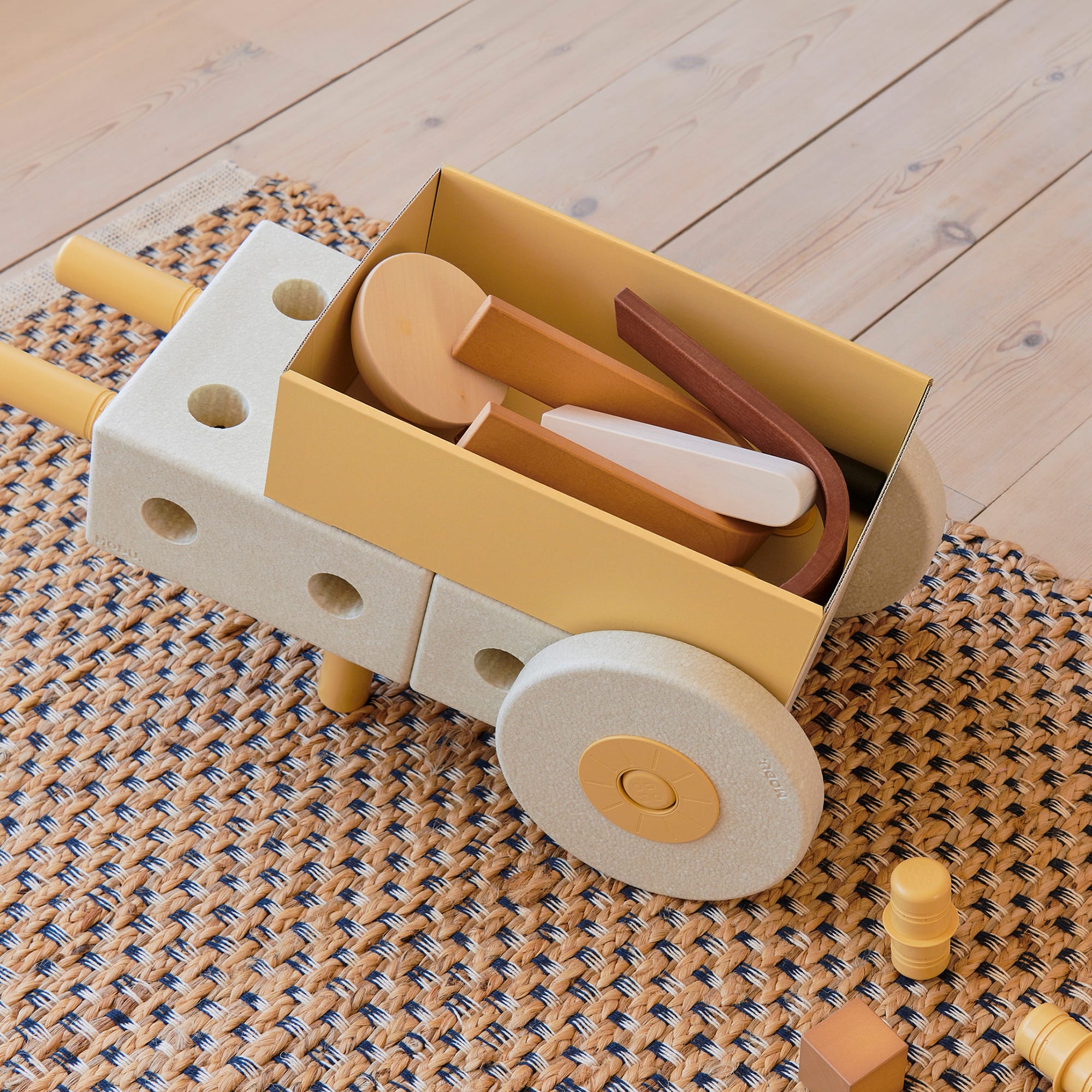 Schaumstoff Bausteine, MODU, Beige – Produktansicht