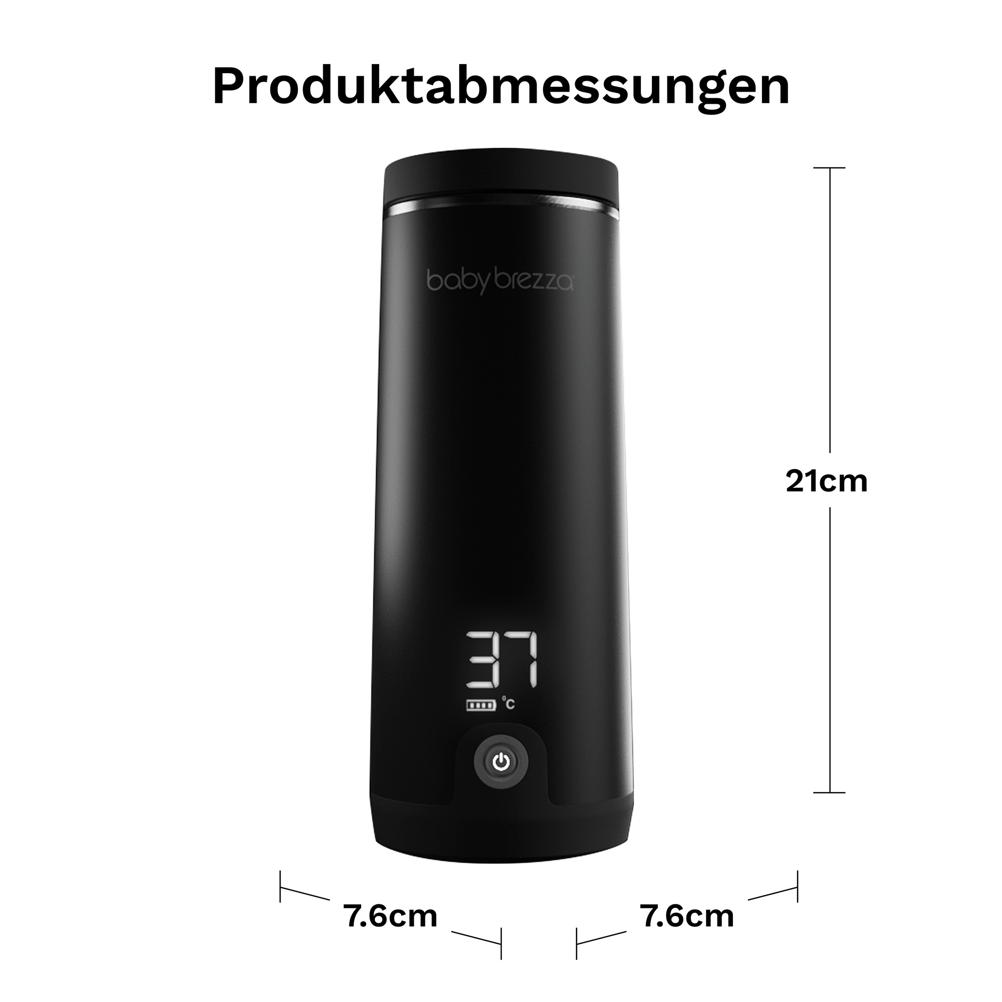 Babykostwärmer, babybrezza, Schwarz – Produktansicht