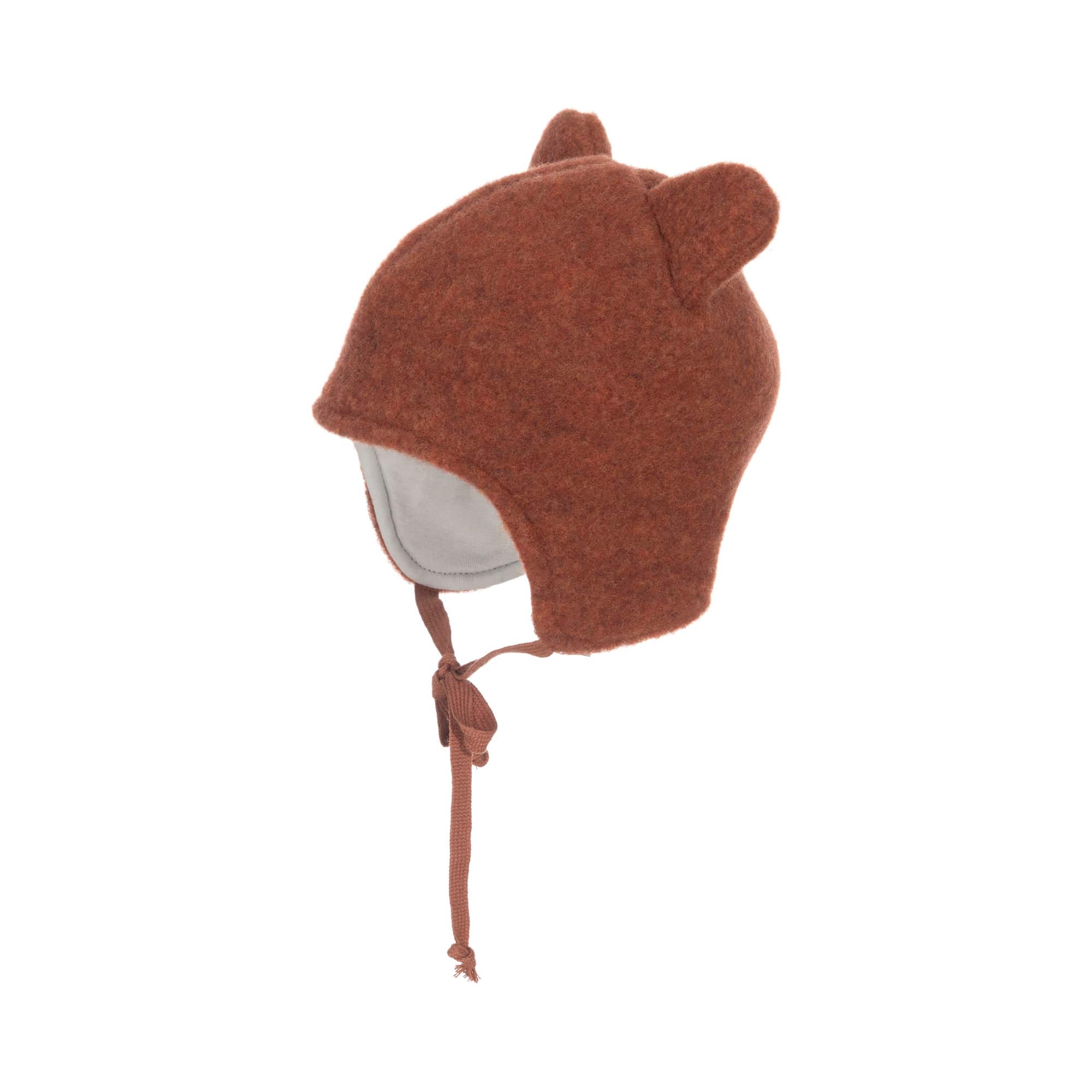 Wintermützen, PICKAPOOH, Braun – Besonderheit: aus Merinowolle und Baumwolle