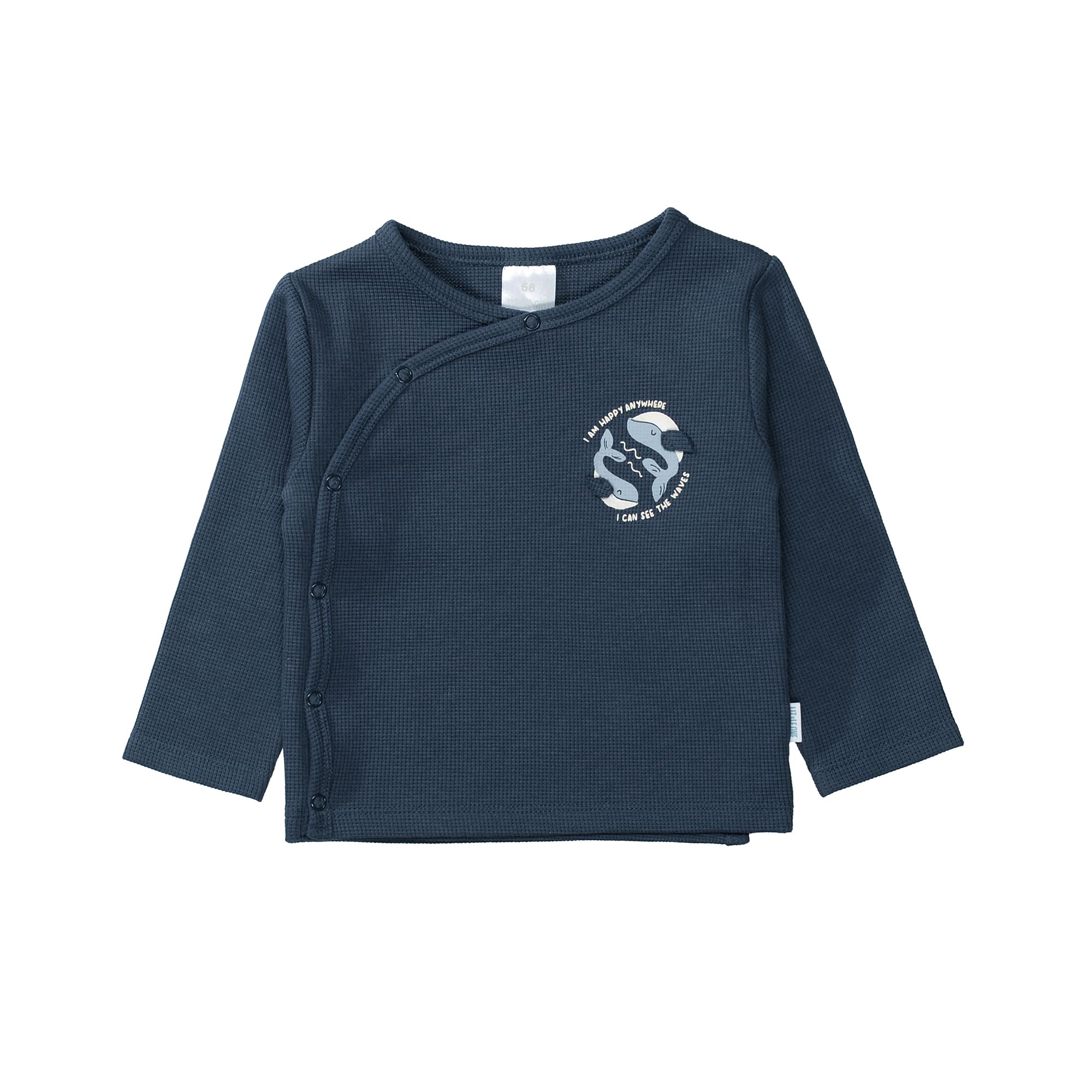Wickelshirt, LITTLE ONE, Blau – Produktansicht