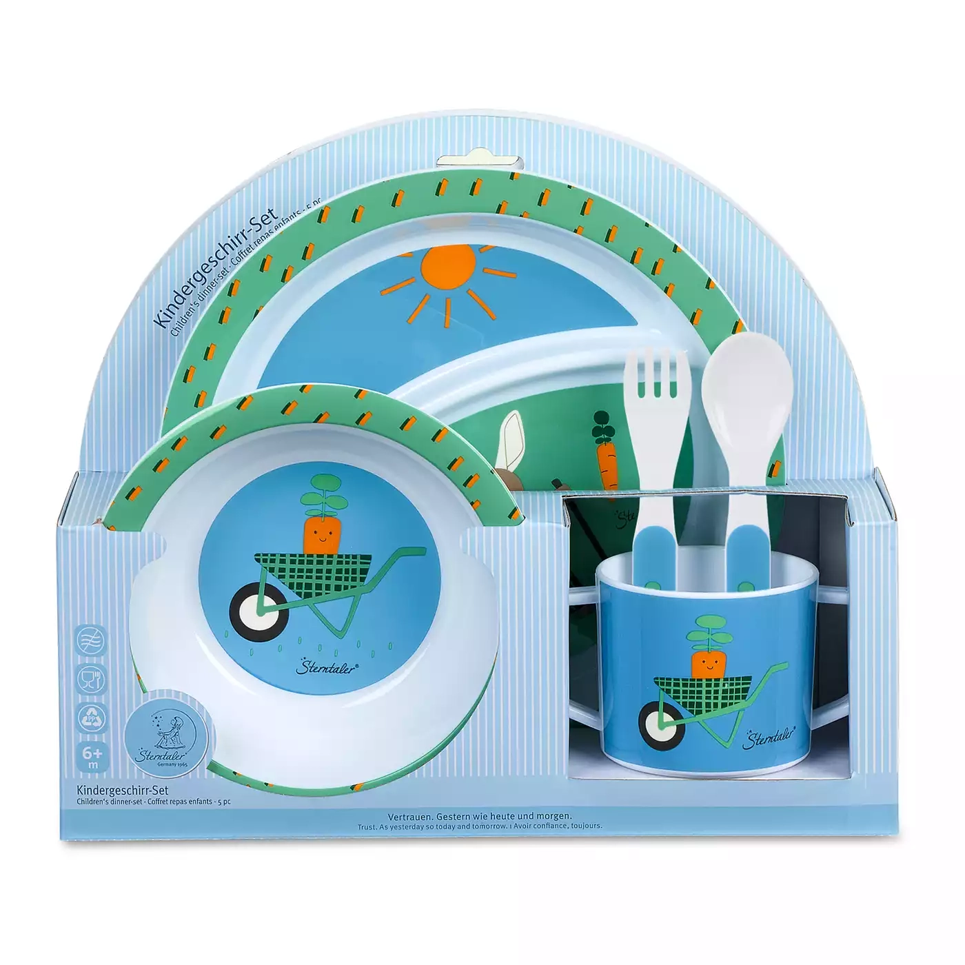 Besteck & Geschirr, Sterntaler, Pink – Produktansicht