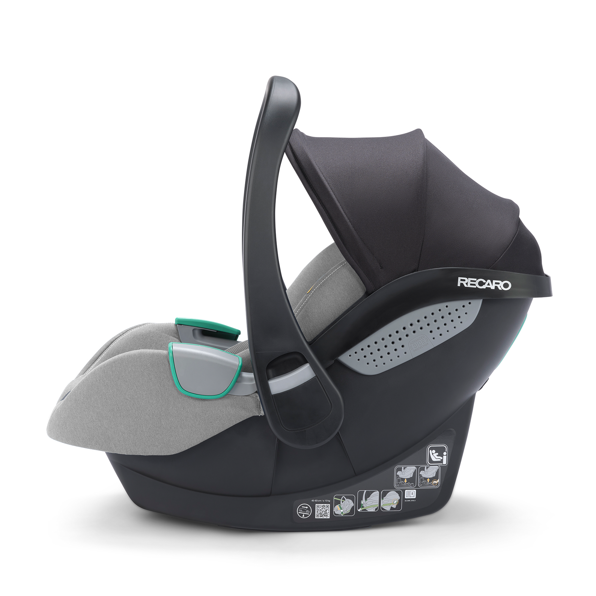 Babyschalen 0-13 kg, Gruppe 0+, RECARO – Produktansicht