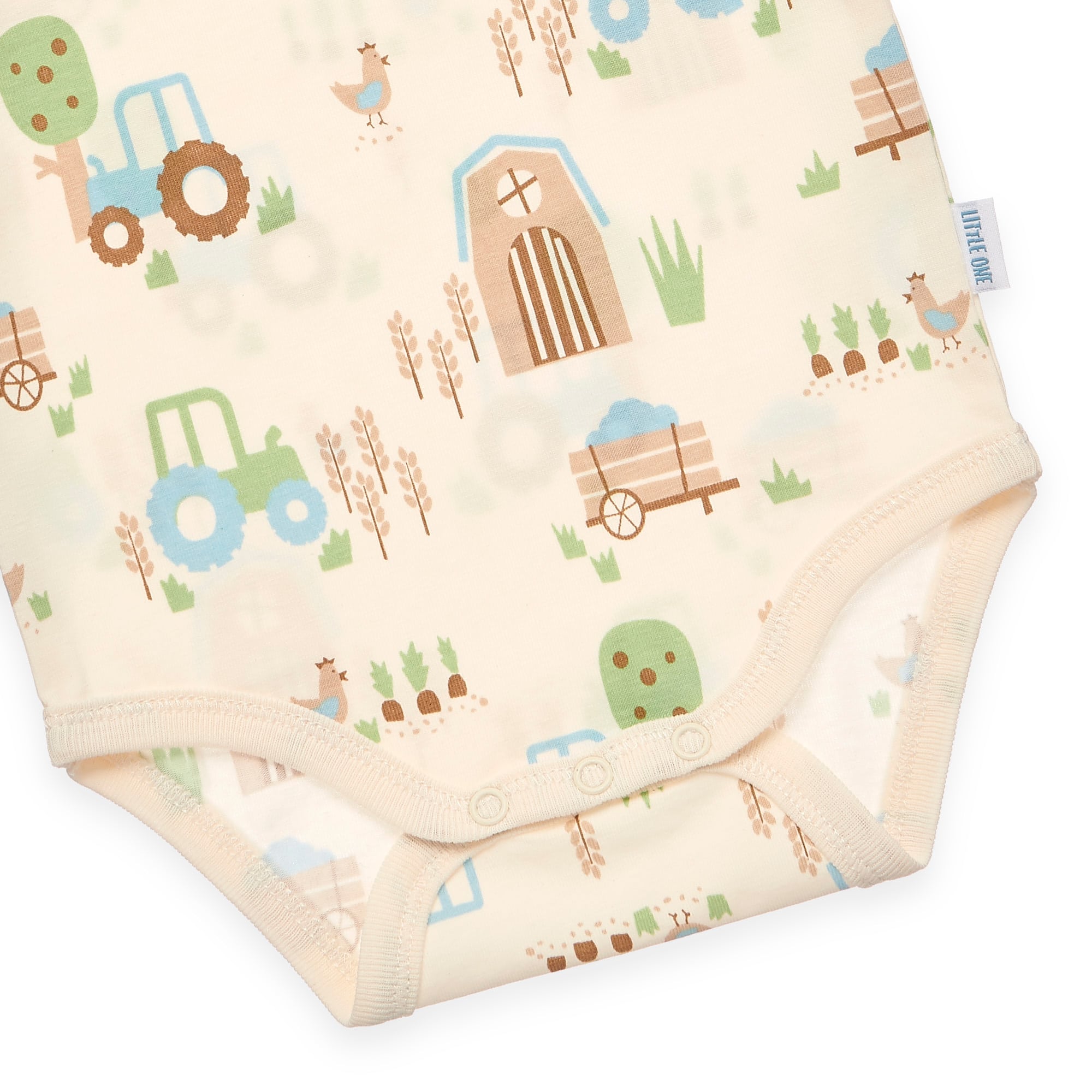 Kurzarmbodys, LITTLE ONE, Weiß – Produktansicht