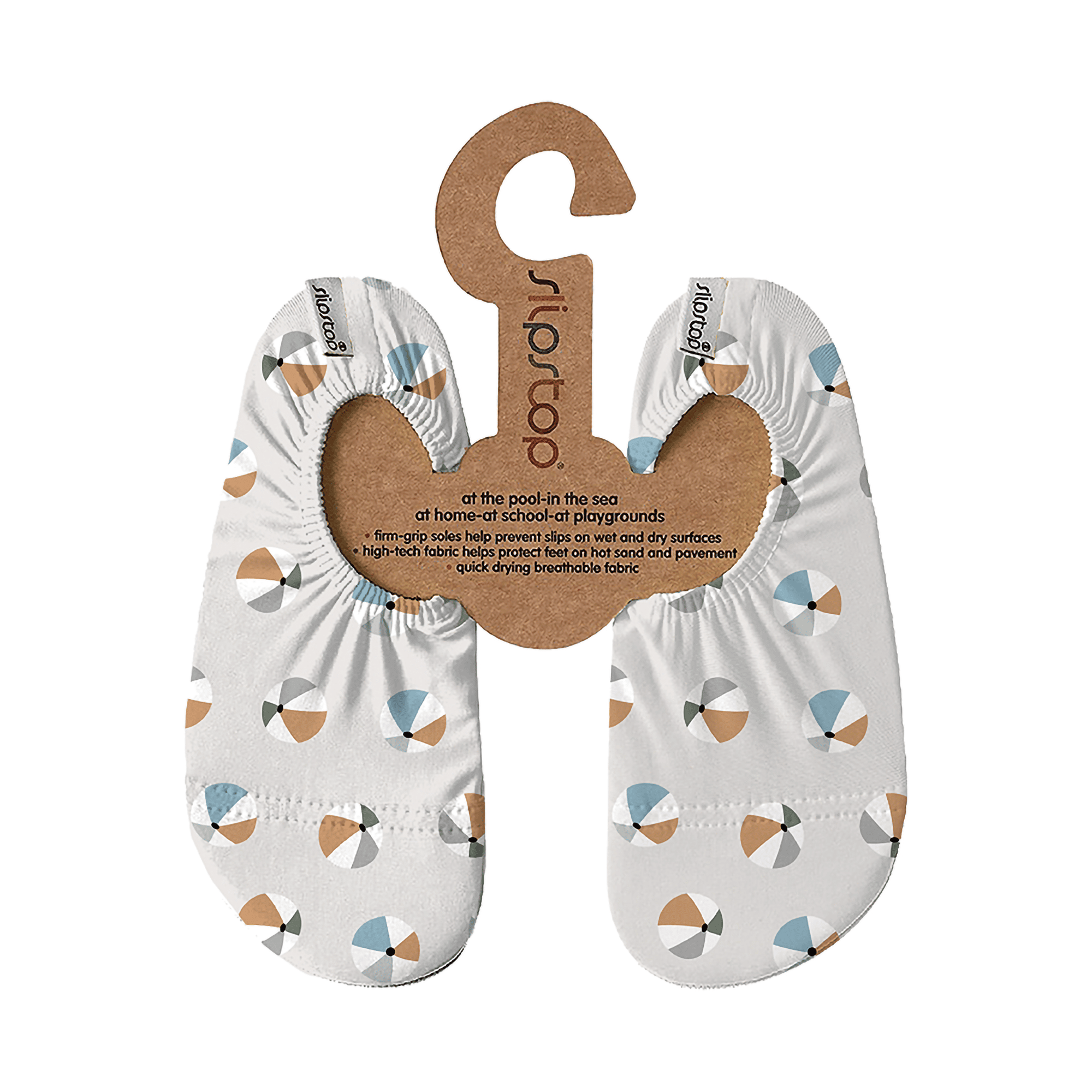 Badeschuhe, slipstop, Beige – Produktansicht