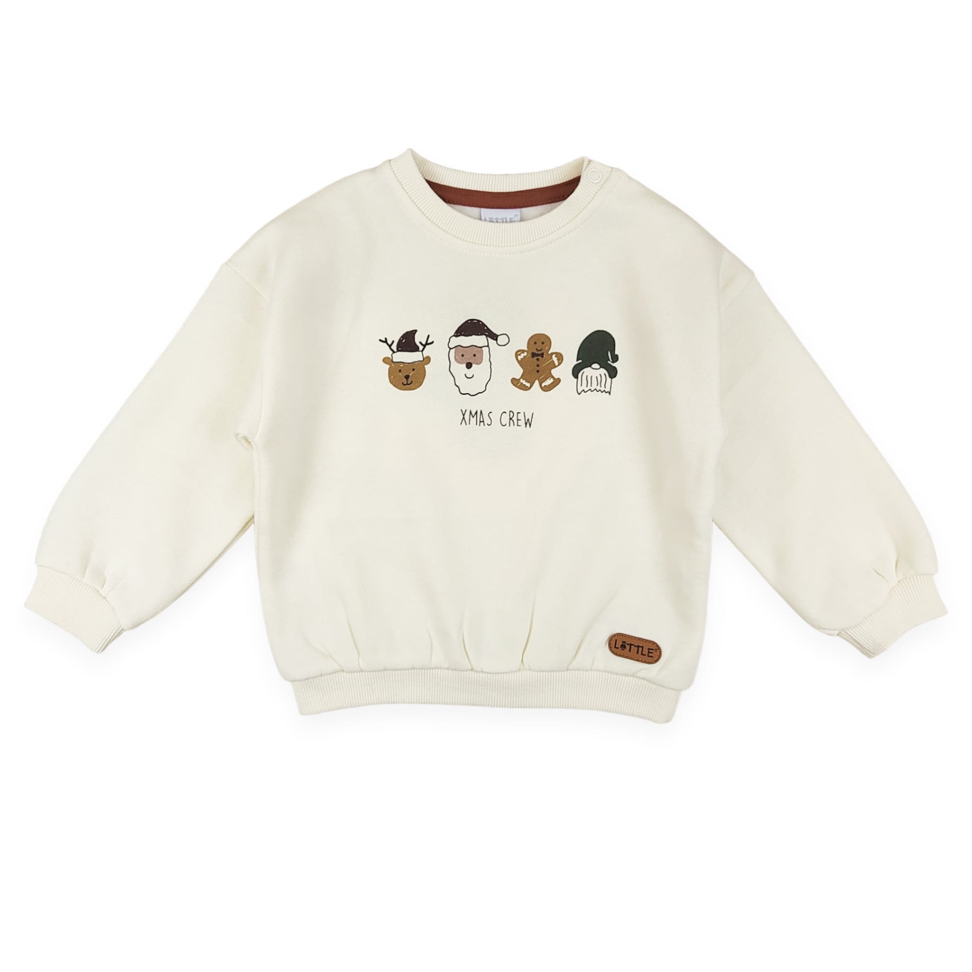 Pullover & Sweatshirts, LITTLE, Weiß – Besonderheit: weicher Baumwoll-Mix