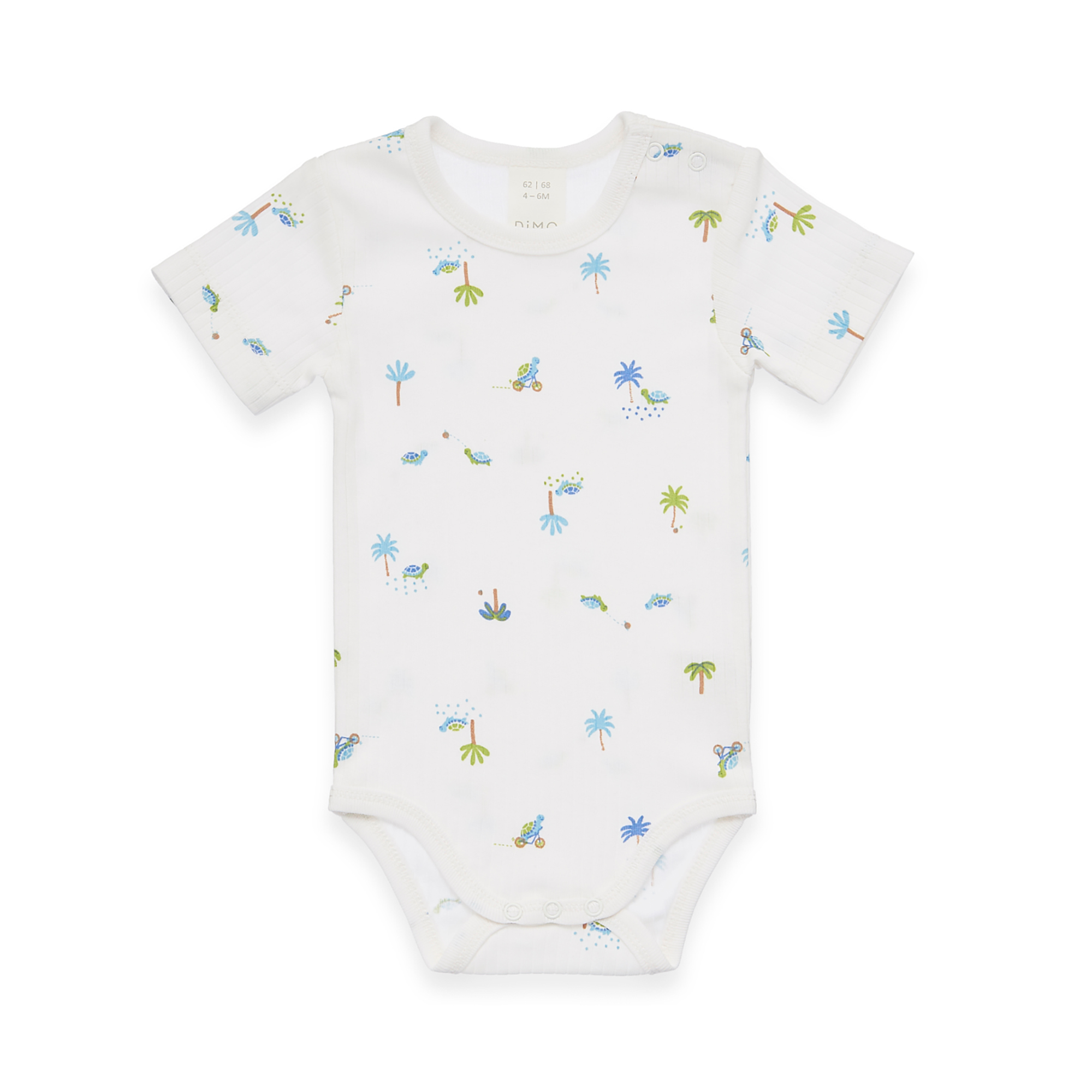 Kurzarmbodys, DIMO, Weiß – Besonderheit: aus 100% Baumwolle
