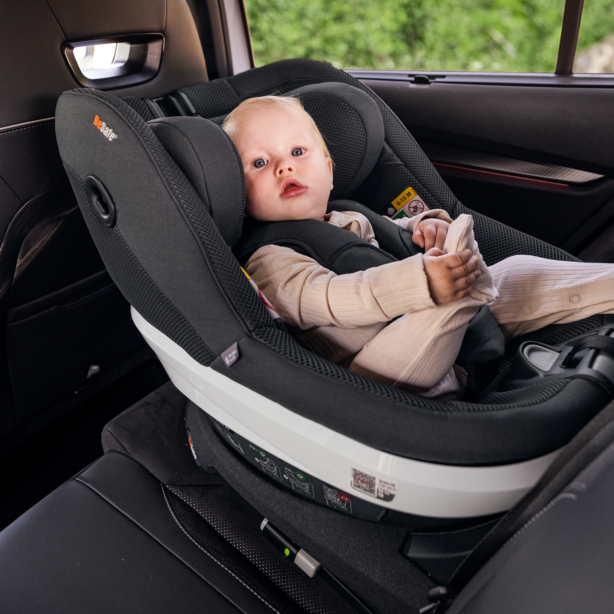 Kindersitze 9-18 kg, Gruppe 1, BeSafe, Grau – Produktansicht