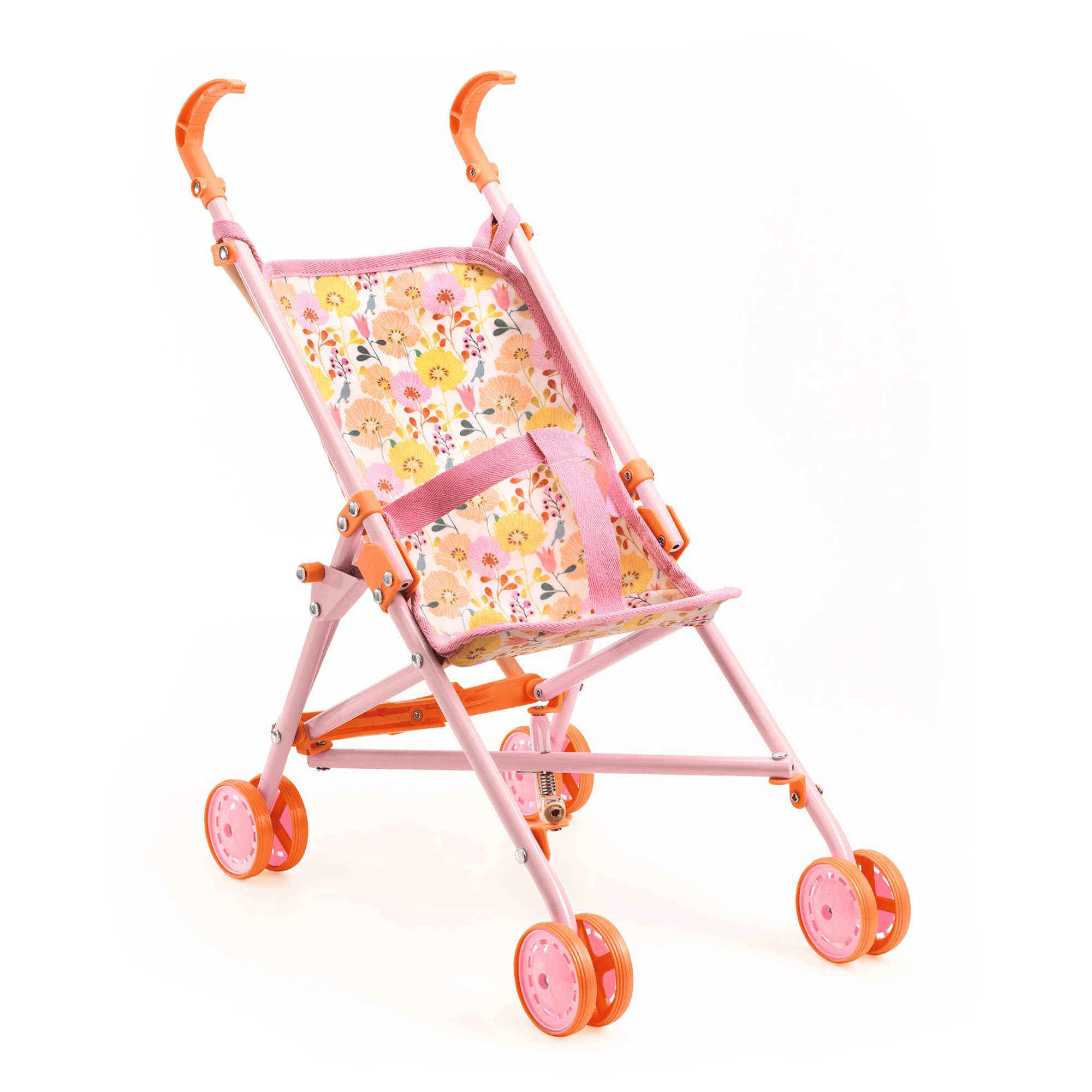 Puppen & Puppenwagen, DJECO, Pink – Besonderheit: für 30 - 36 cm große Puppen