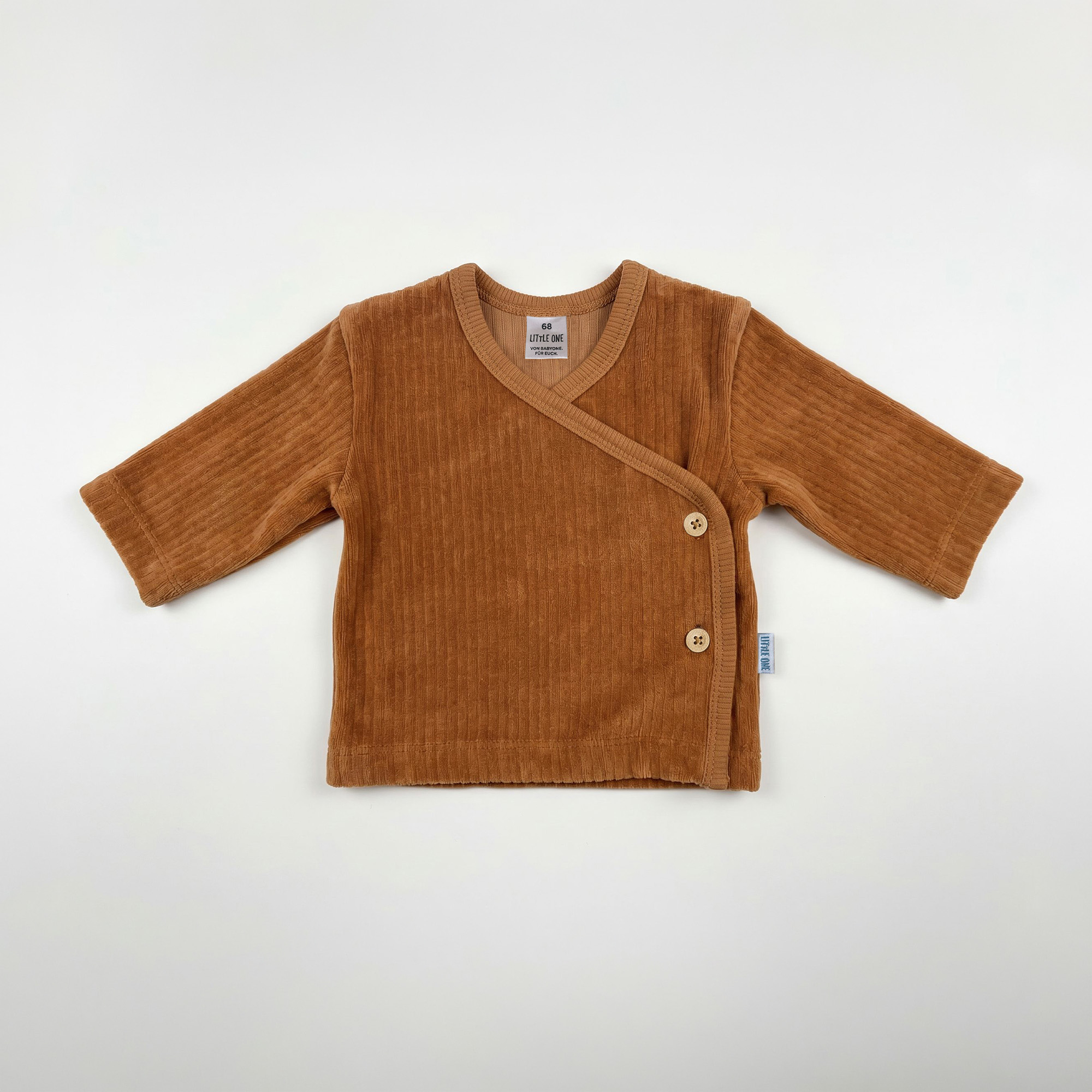 Wickelshirt, LITTLE ONE, Braun – Besonderheit: geprüft nach Oeko-Tex Standard 100 (08.0.60350 HOHENSTEIN HTTI)