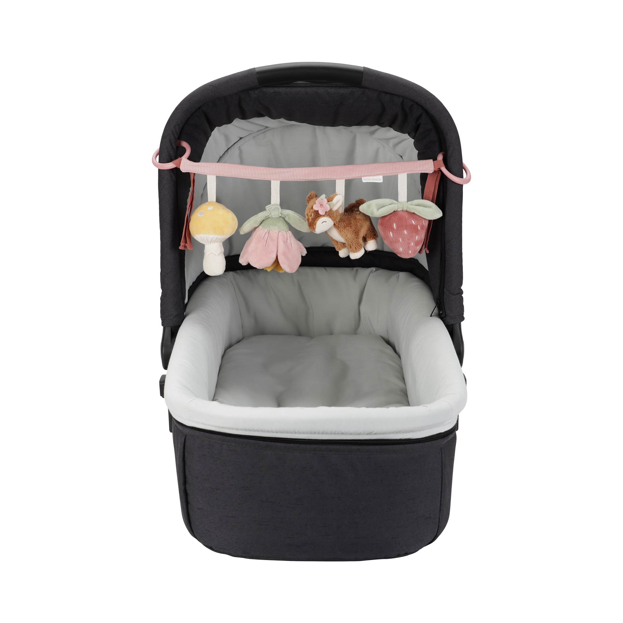 Kinderwagenketten, LITTLE DUTCH, Pink – Produktansicht