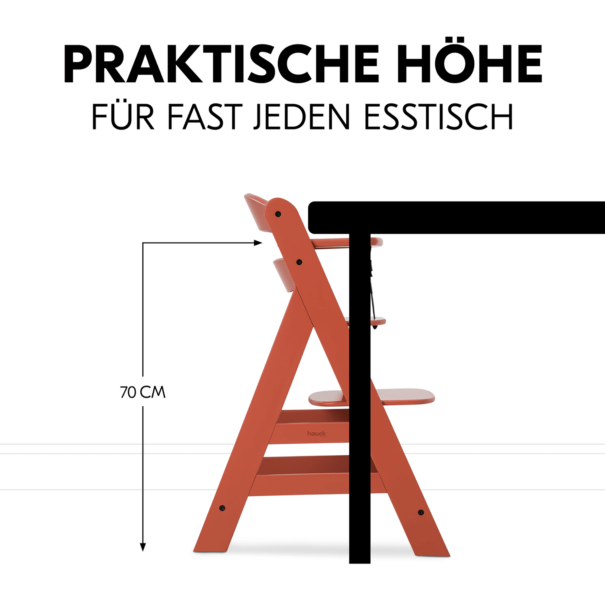 Treppenhochstühle, hauck, Braun – Produktansicht