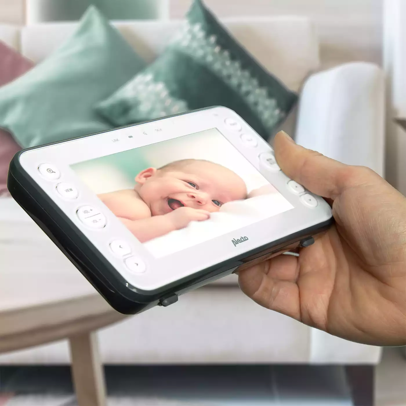Video Babyphone, Alecto baby, Grau – Produktansicht