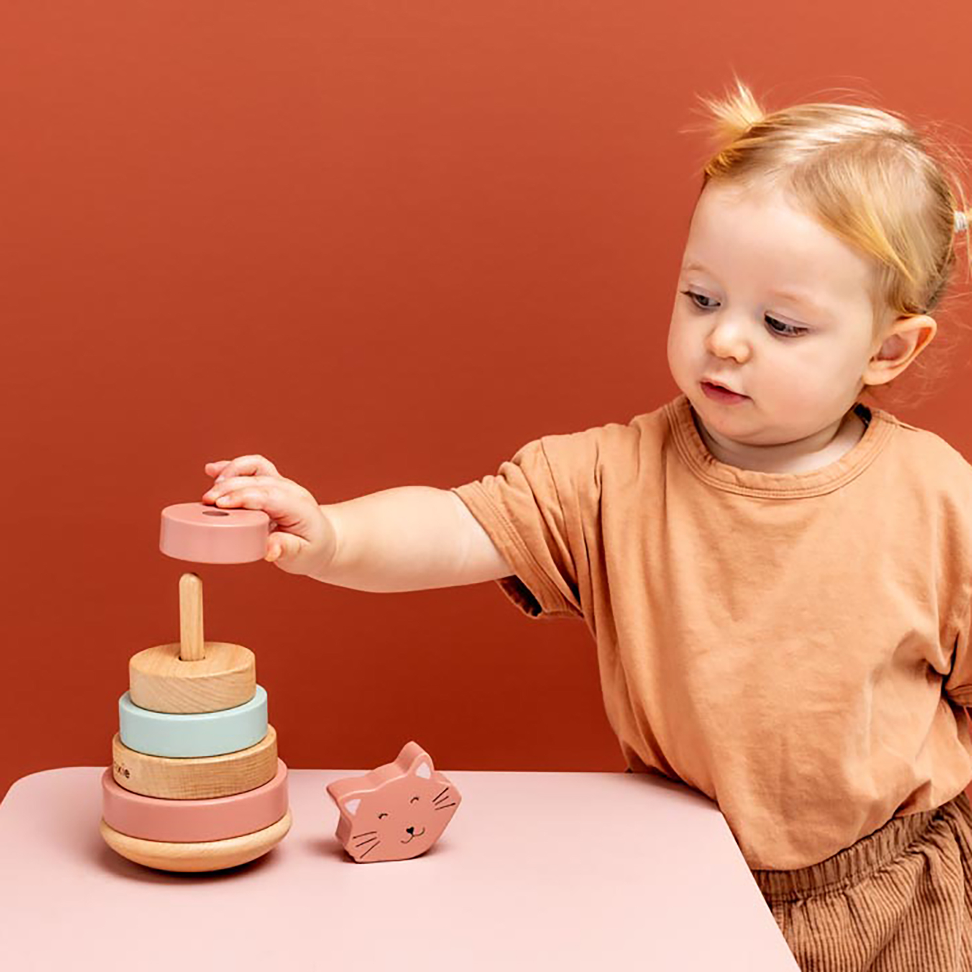 Holzspielzeug, trixie, Mehrfarbig – Produktansicht