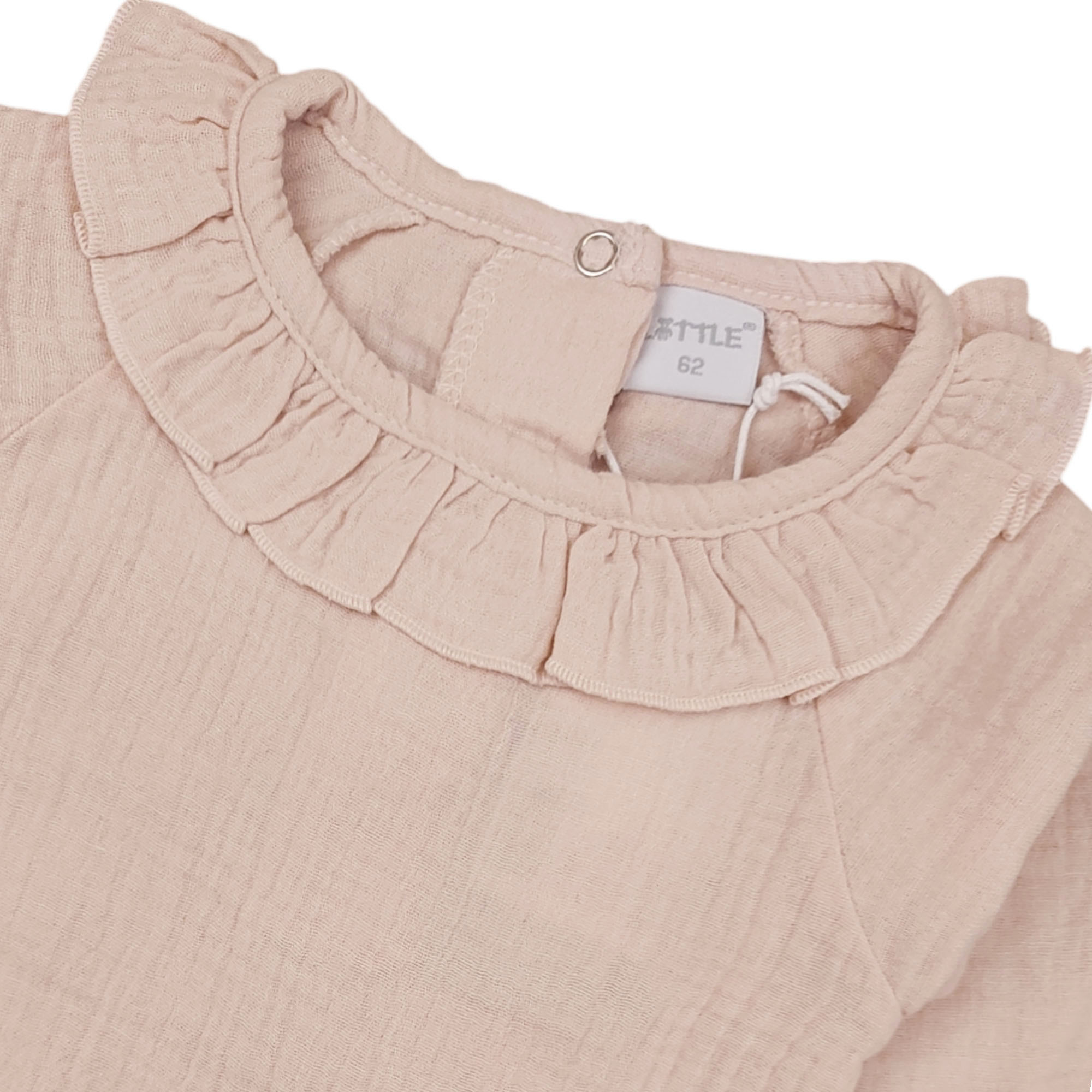 Langarmbodys, LITTLE, Pink – Produktansicht