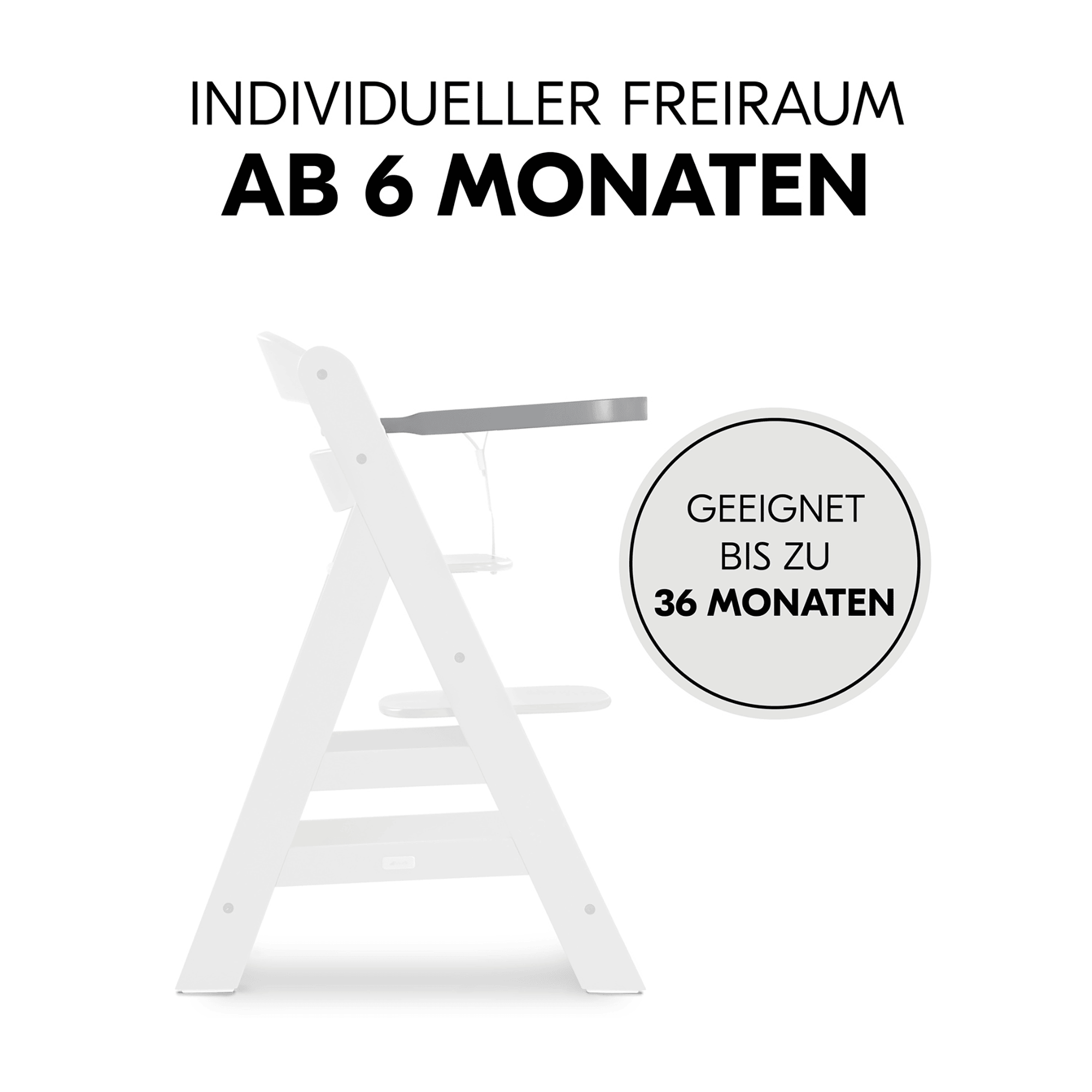 Hochstuhl Zubehör, hauck, Grau – Produktansicht