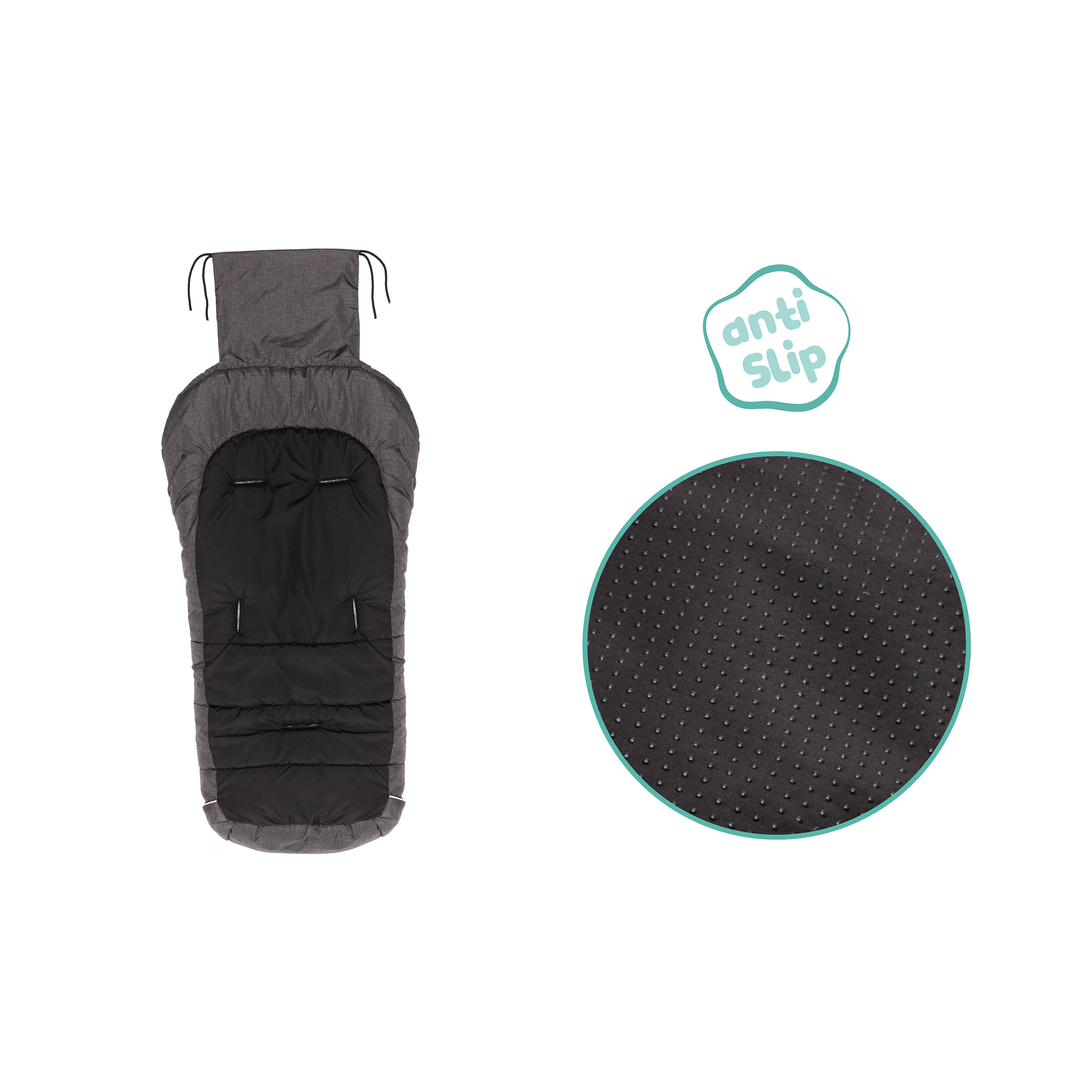 Fußsäcke & Decken, LITTLE ONE, Grau – Produktansicht