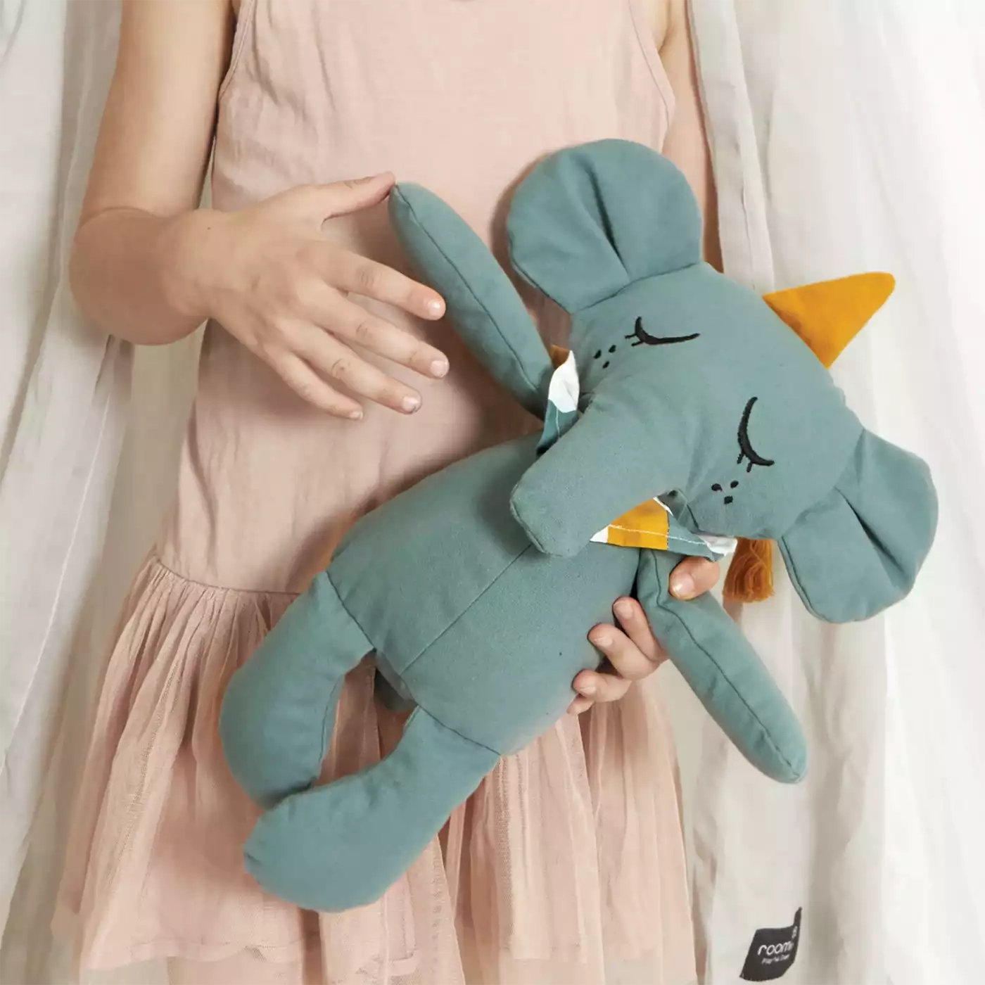 Kuscheltiere Elefanten, Roommate, Grau – Besonderheit: 100% Bio-Baumwolle