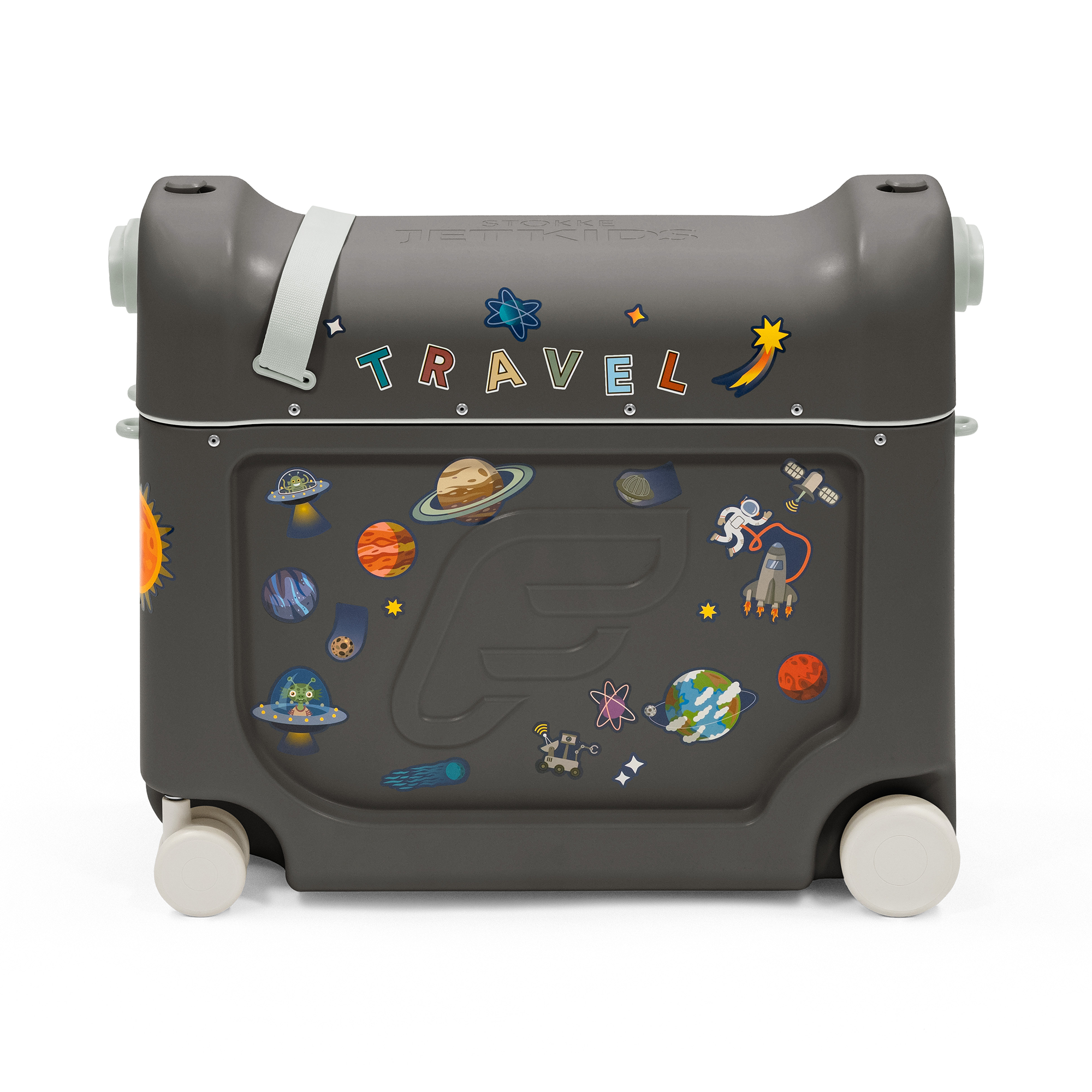 Kinderkoffer, STOKKE, Grau – Produktansicht
