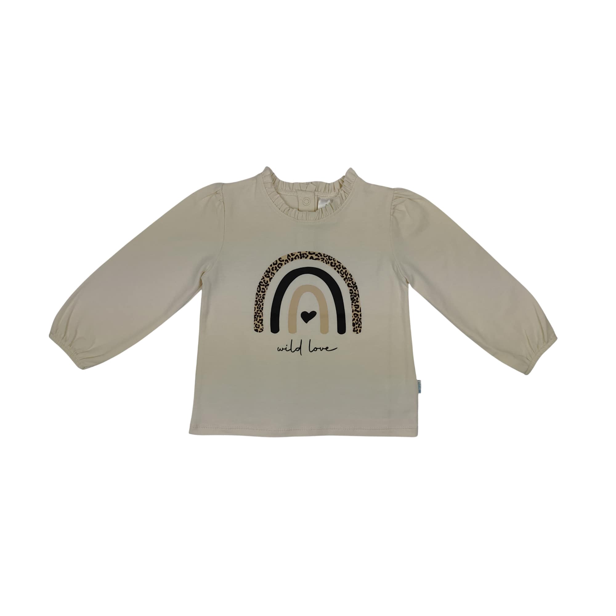 Langarmshirts, LITTLE ONE, Weiß – Besonderheit: aus 95% Baumwolle
