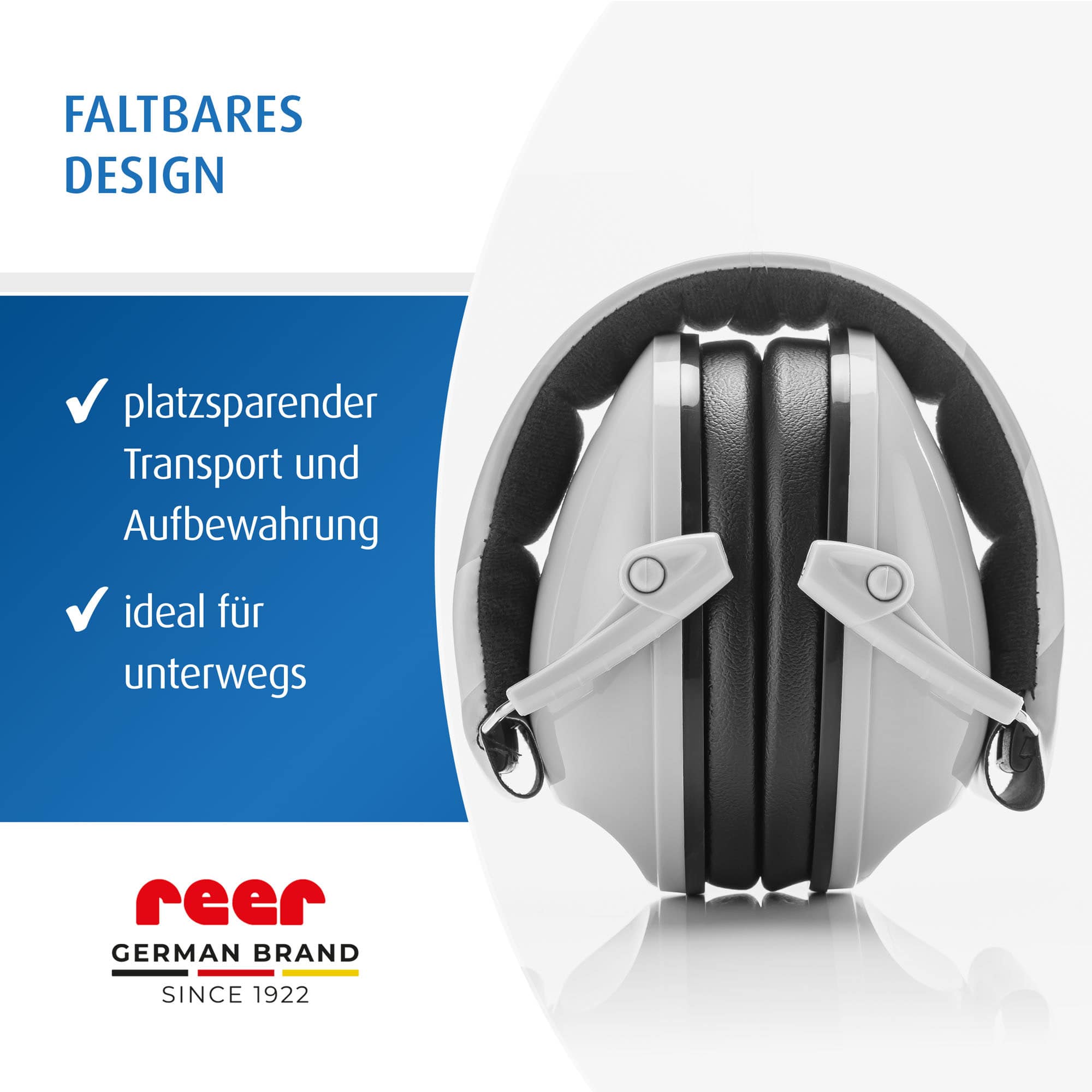 Gehörschutz, reer, Grau – Produktansicht