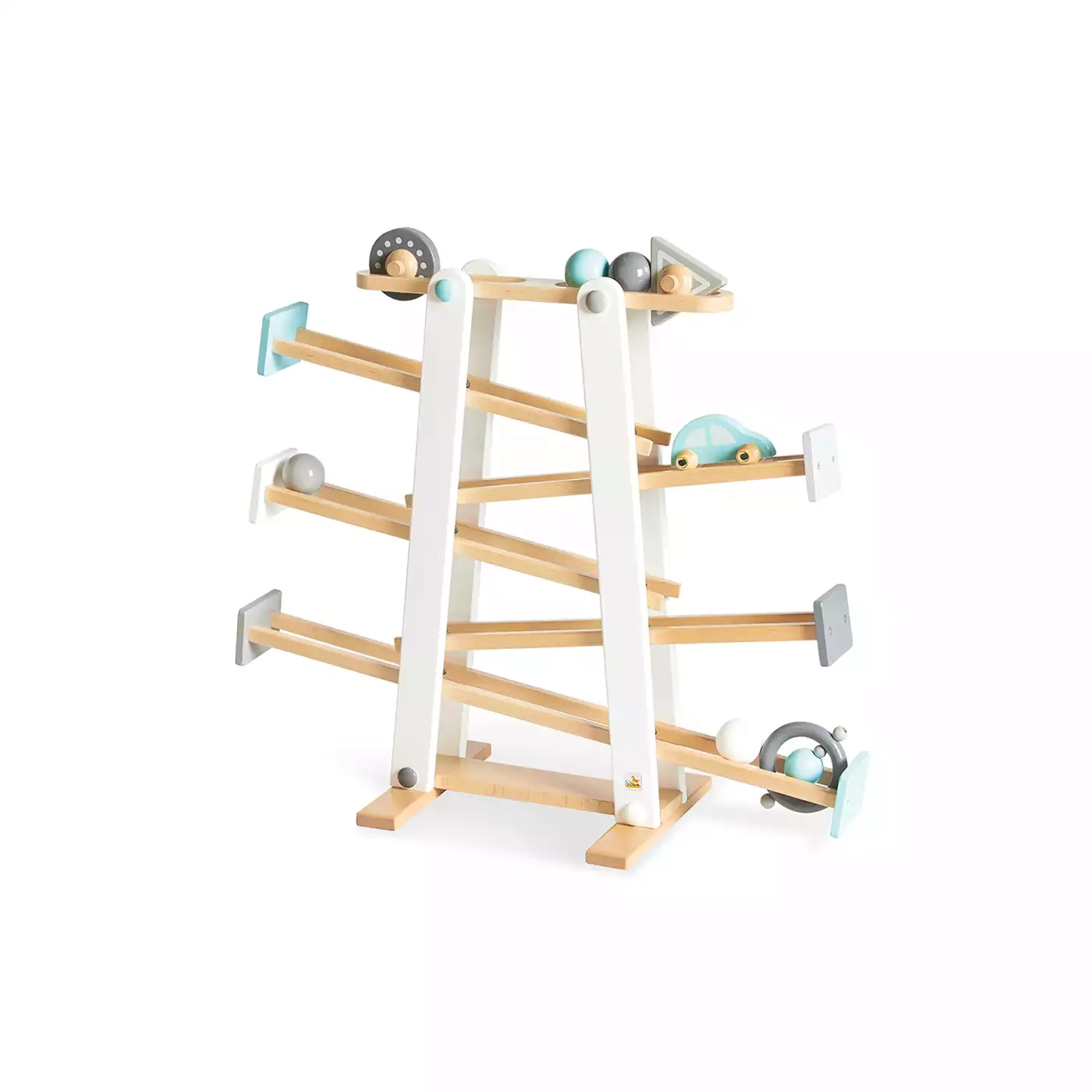 Kugelbahn, Pinolino, Mehrfarbig – Besonderheit: ein 9-teiliges Set