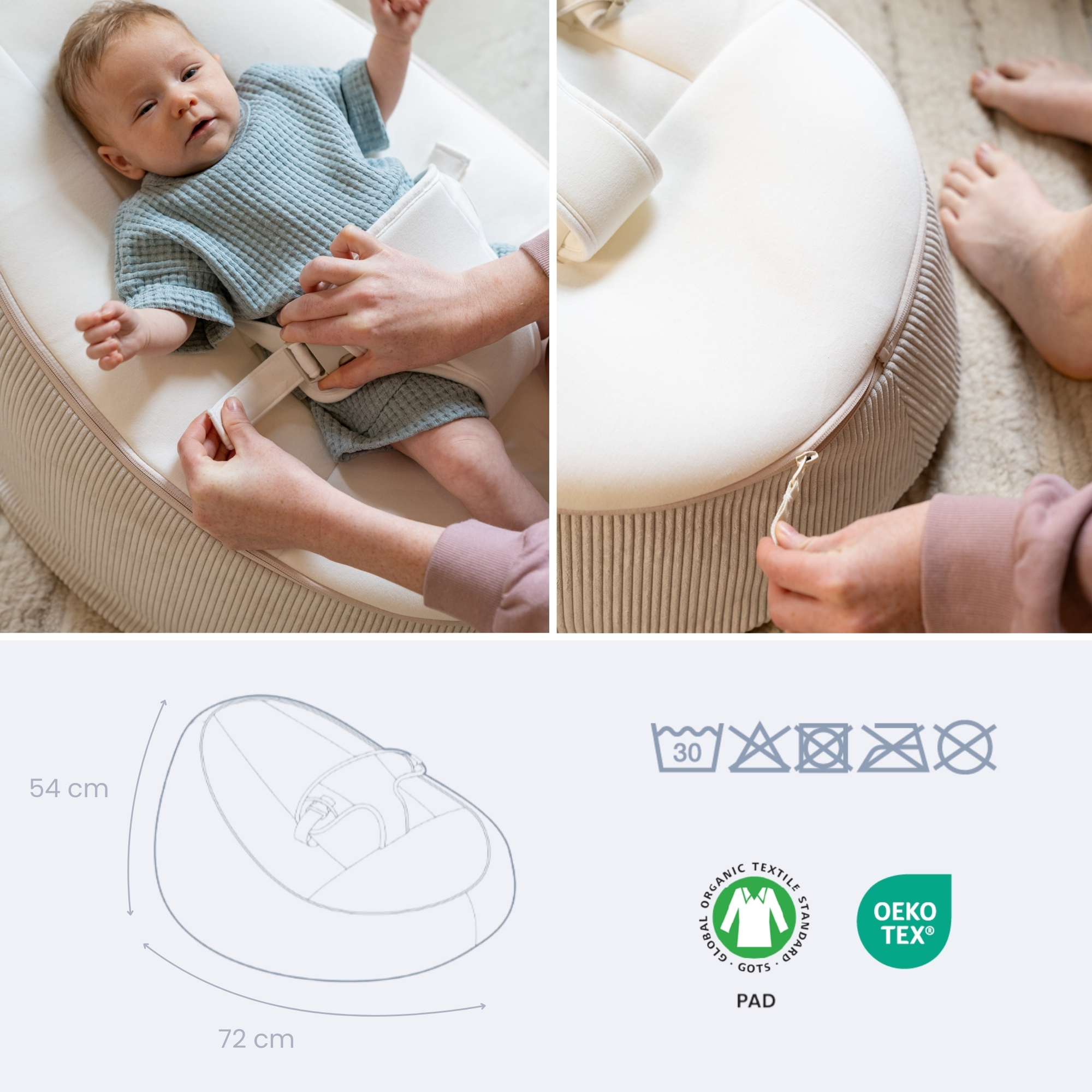 Sitzgarnituren, doomoo, Beige – Produktansicht
