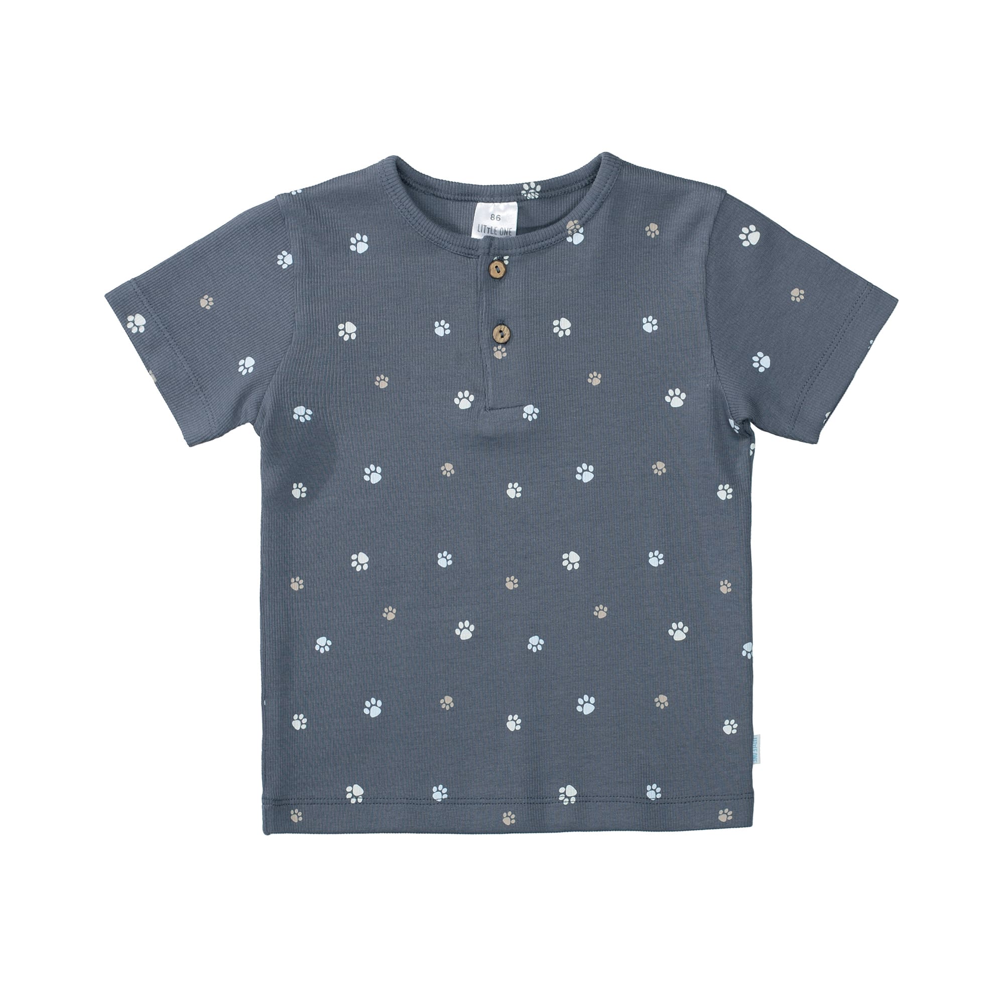 Kurzarmshirts, LITTLE ONE, Blau – Produktansicht
