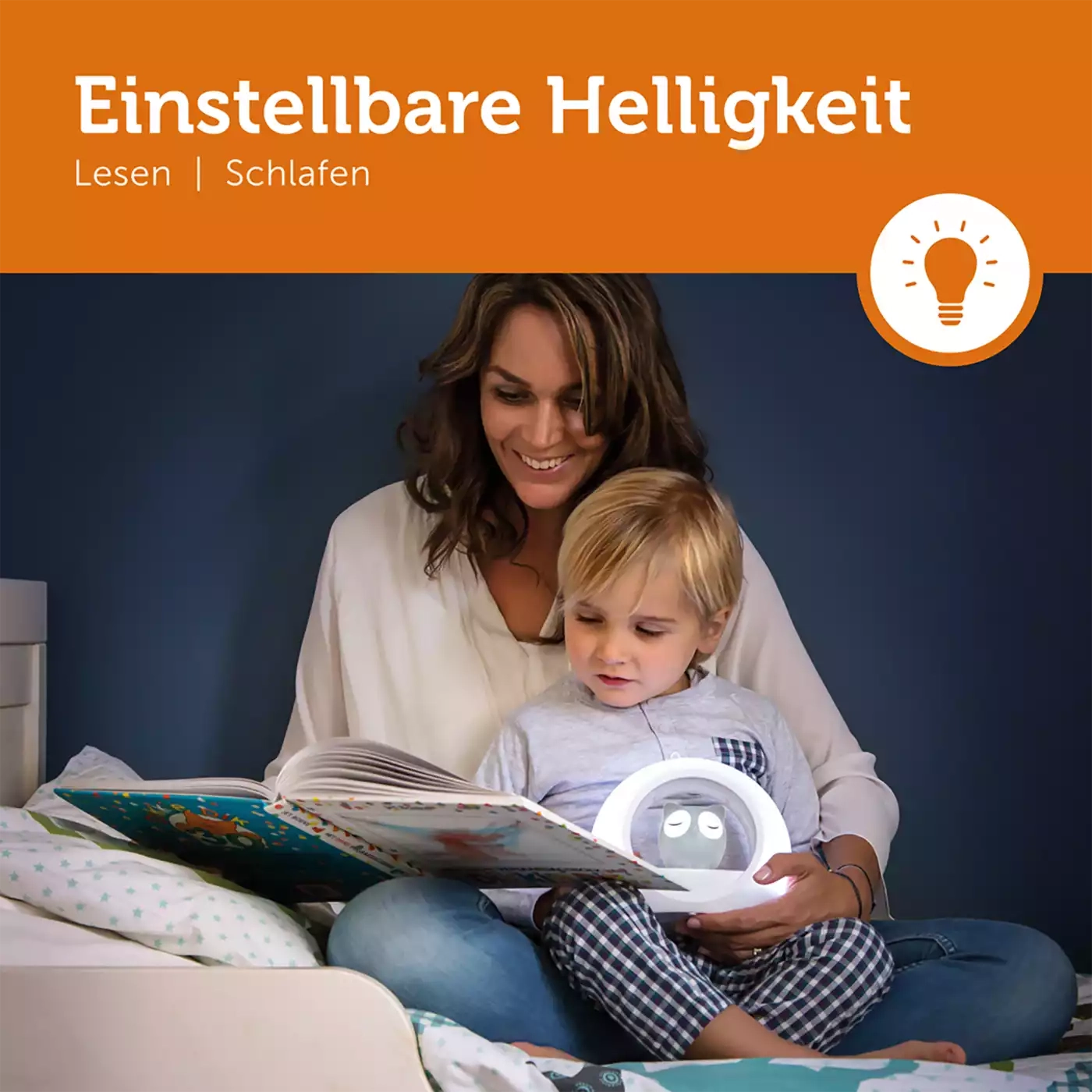 Nachtlichter, ZAZU, Grau – Produktansicht