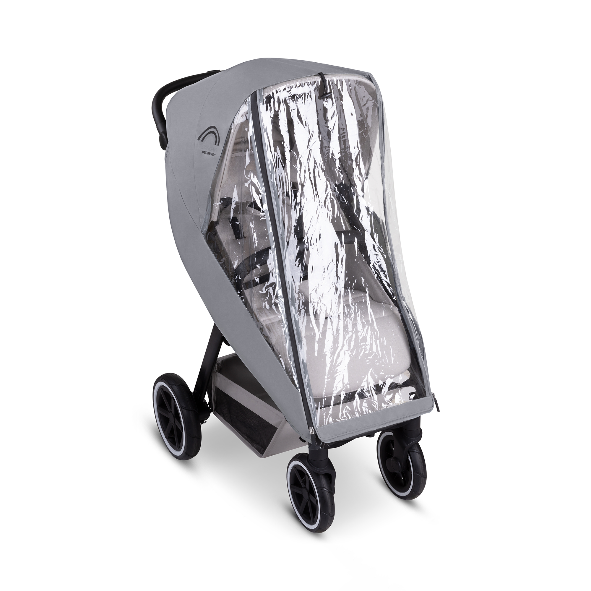 Regen- & Kälteschutz, ABC DESIGN, Grau – Besonderheit: Schutz vor Wind und Wetter