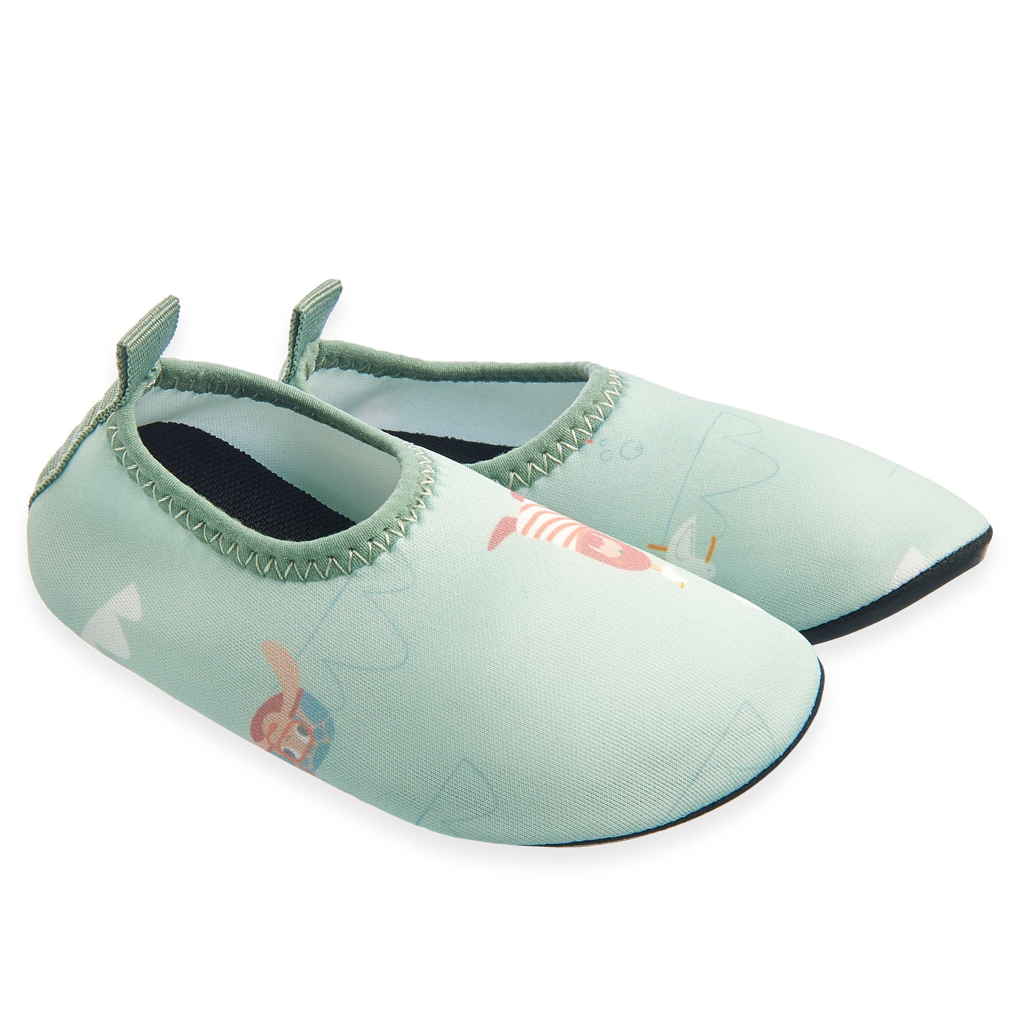 Badeschuhe, LITTLE ONE, Grün – Produktansicht