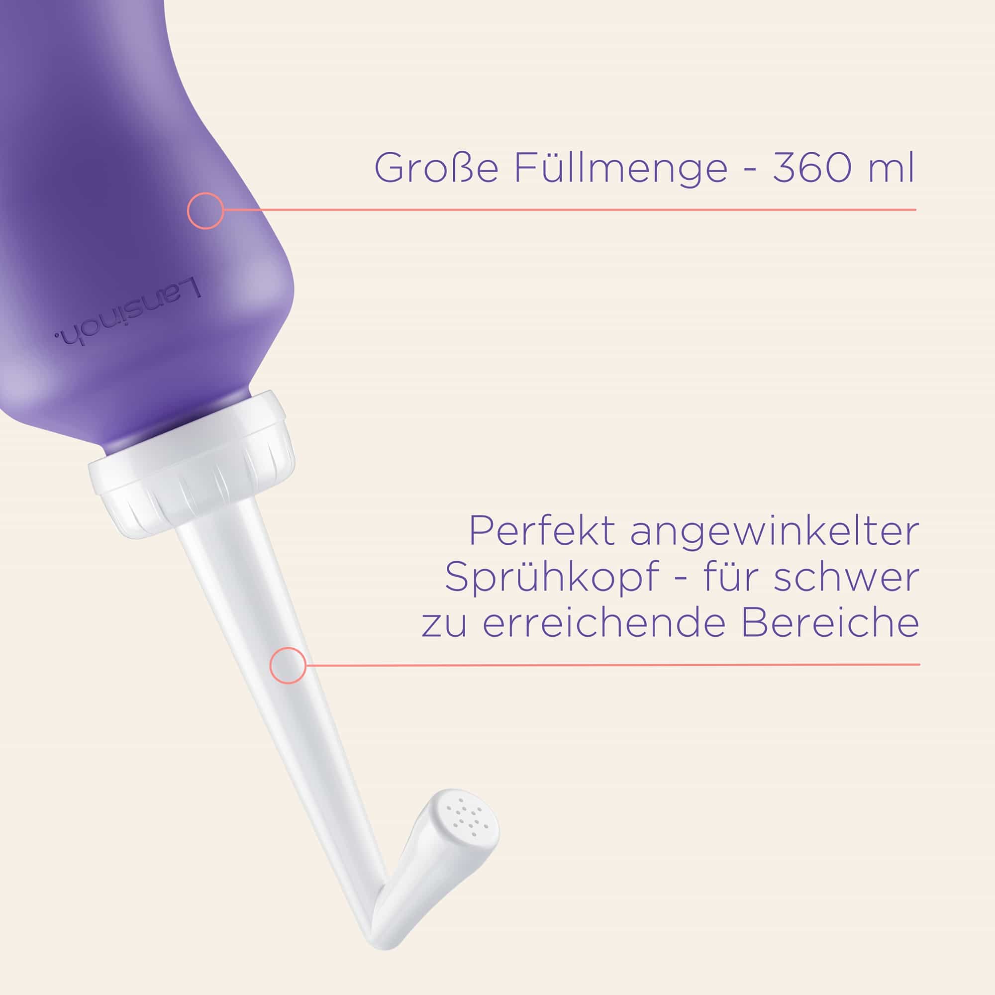 Körperpflege, Lansinoh, Lila – Produktansicht