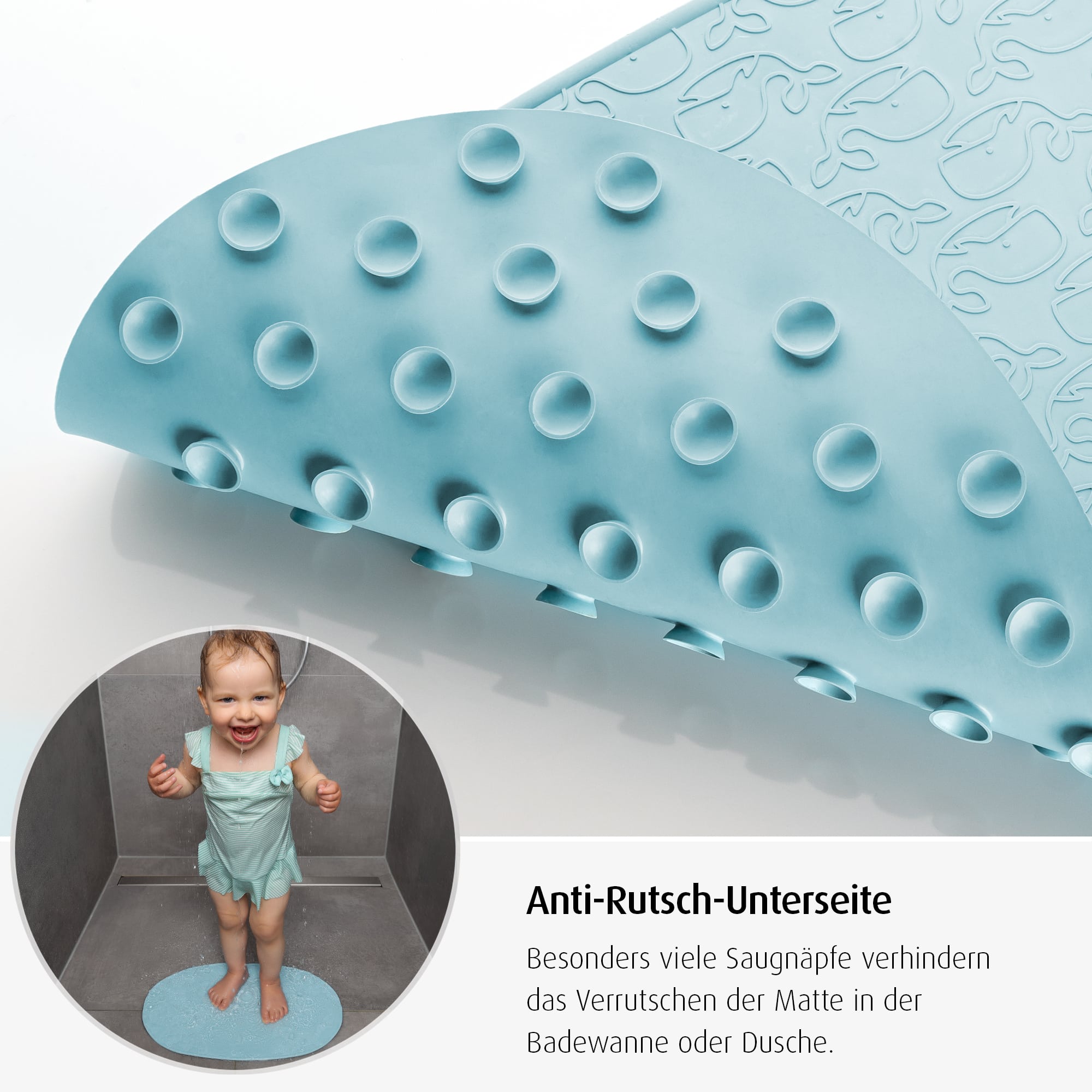Badewannen, reer, Blau – Produktansicht