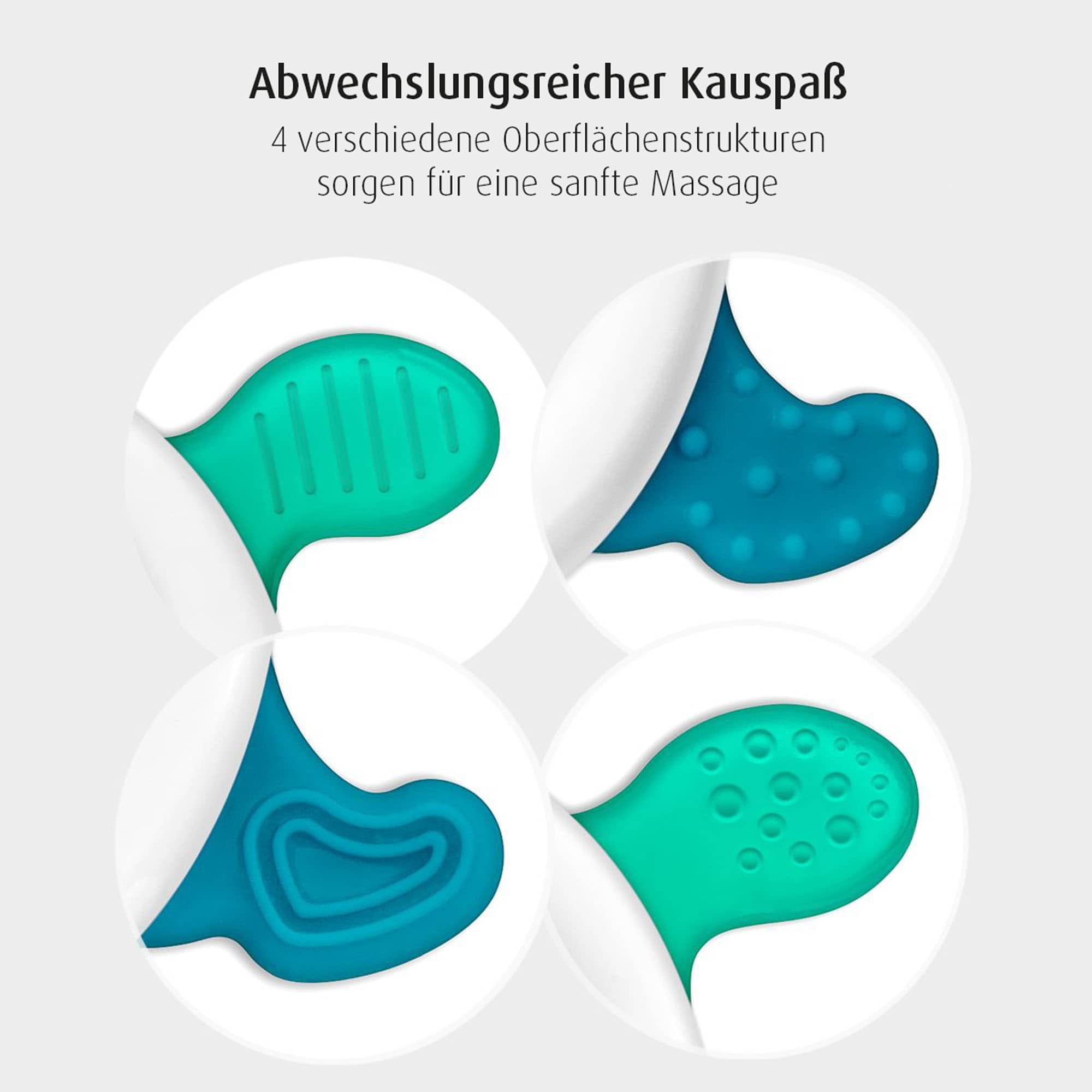 Beißringe, reer, Weiß – Produktansicht