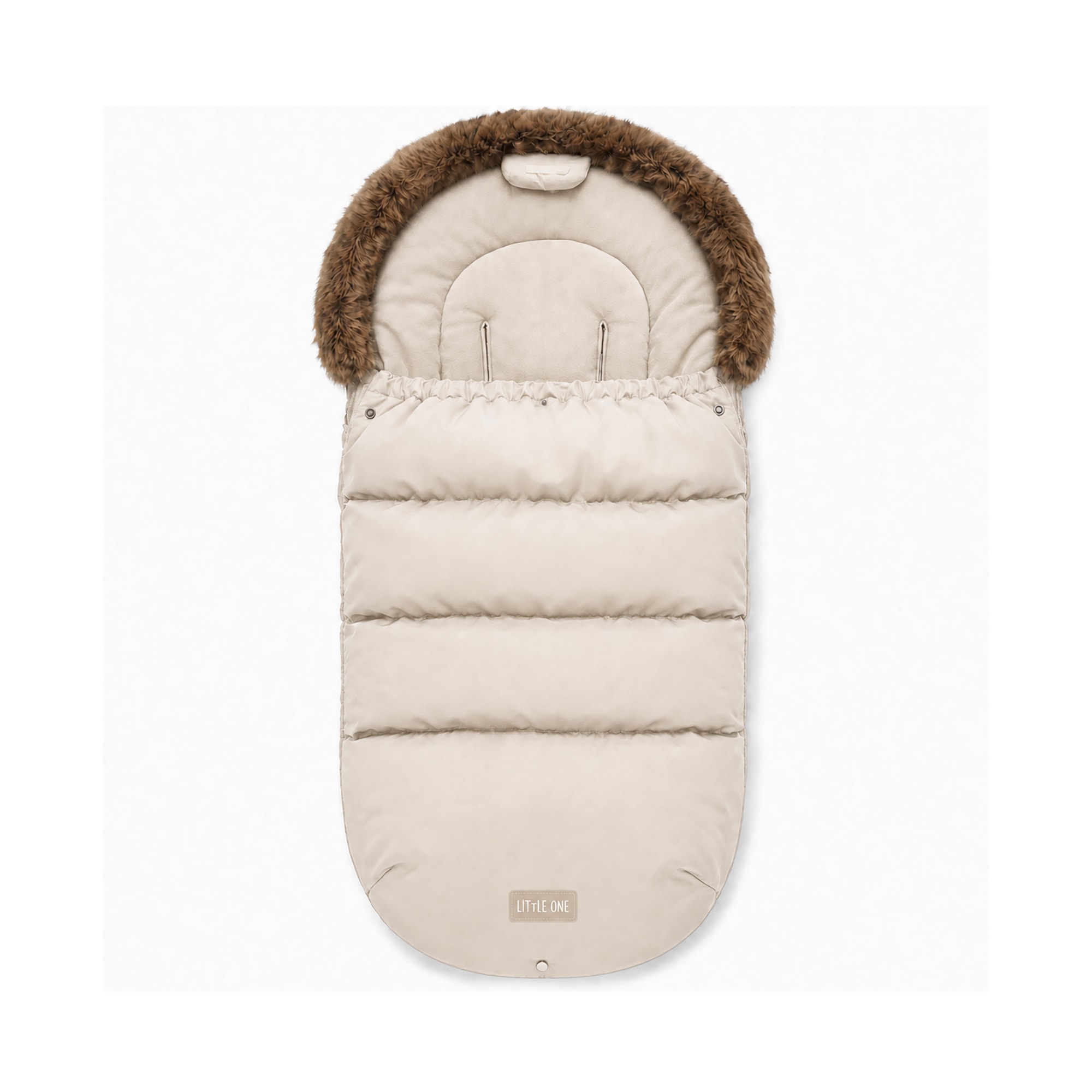 Fußsäcke & Decken, LITTLE ONE, Beige – Besonderheit: Rundumreißverschluss
