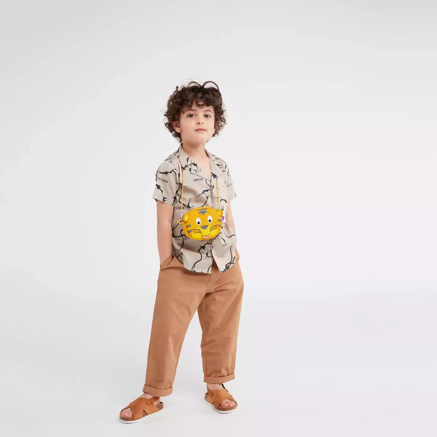 Kinderrucksäcke, Affenzahn, Braun – Produktansicht