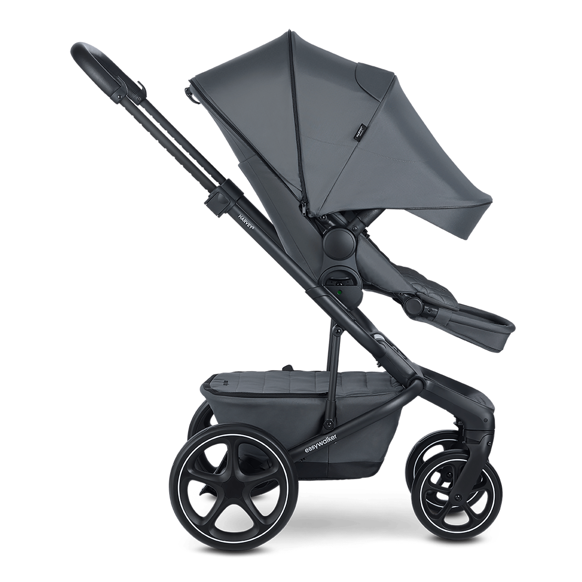 Kombi-Kinderwagen, easywalker, Grau – Produktansicht