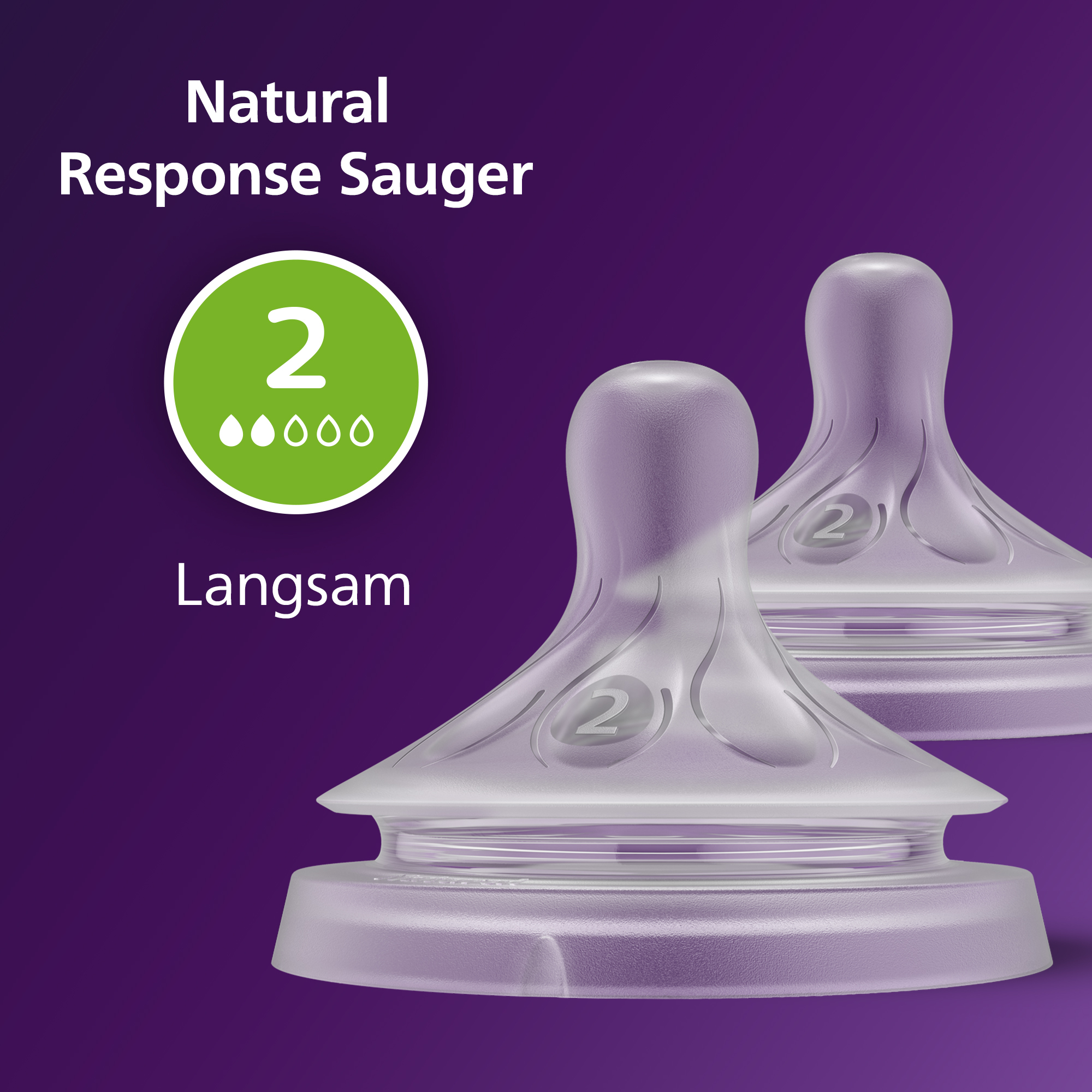 Trinksauger, PHILIPS AVENT, Transparent – Produktansicht