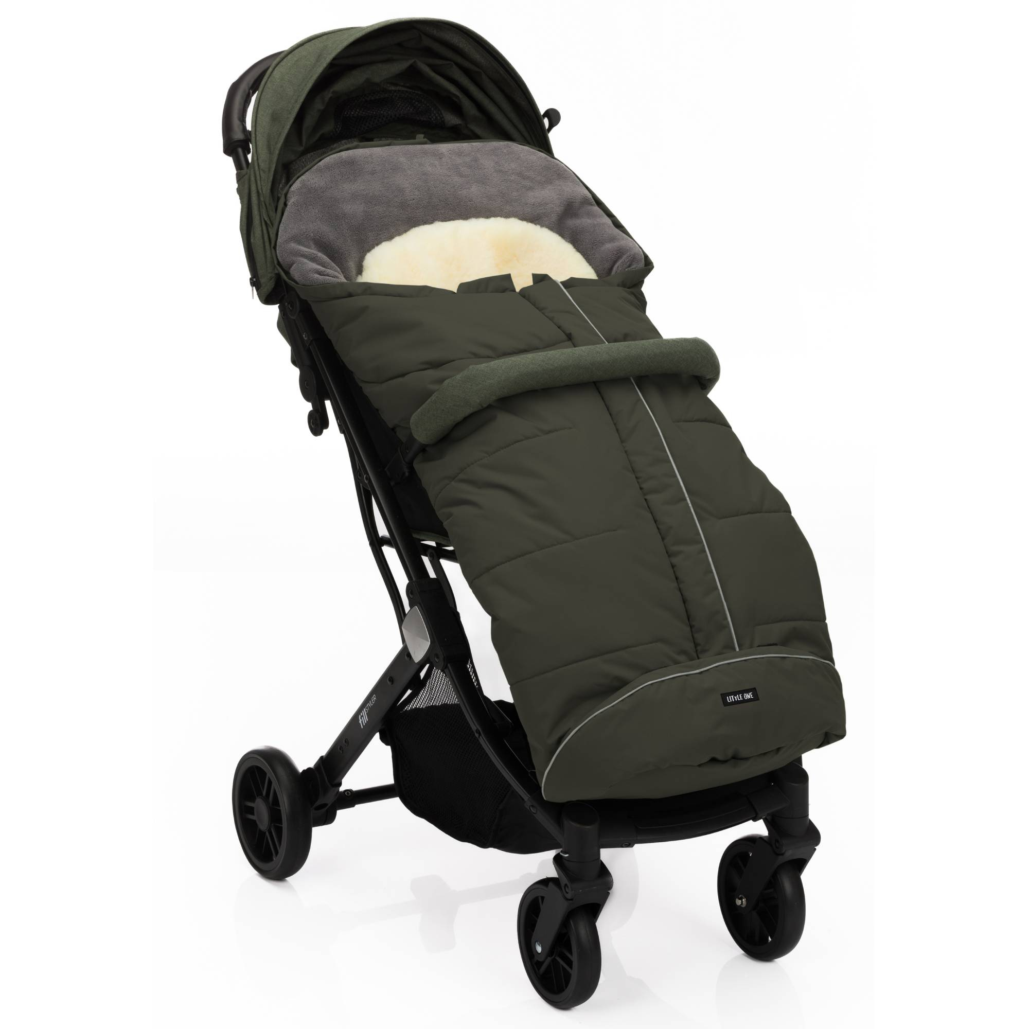 Fußsäcke, LITTLE ONE, Grün – Produktansicht