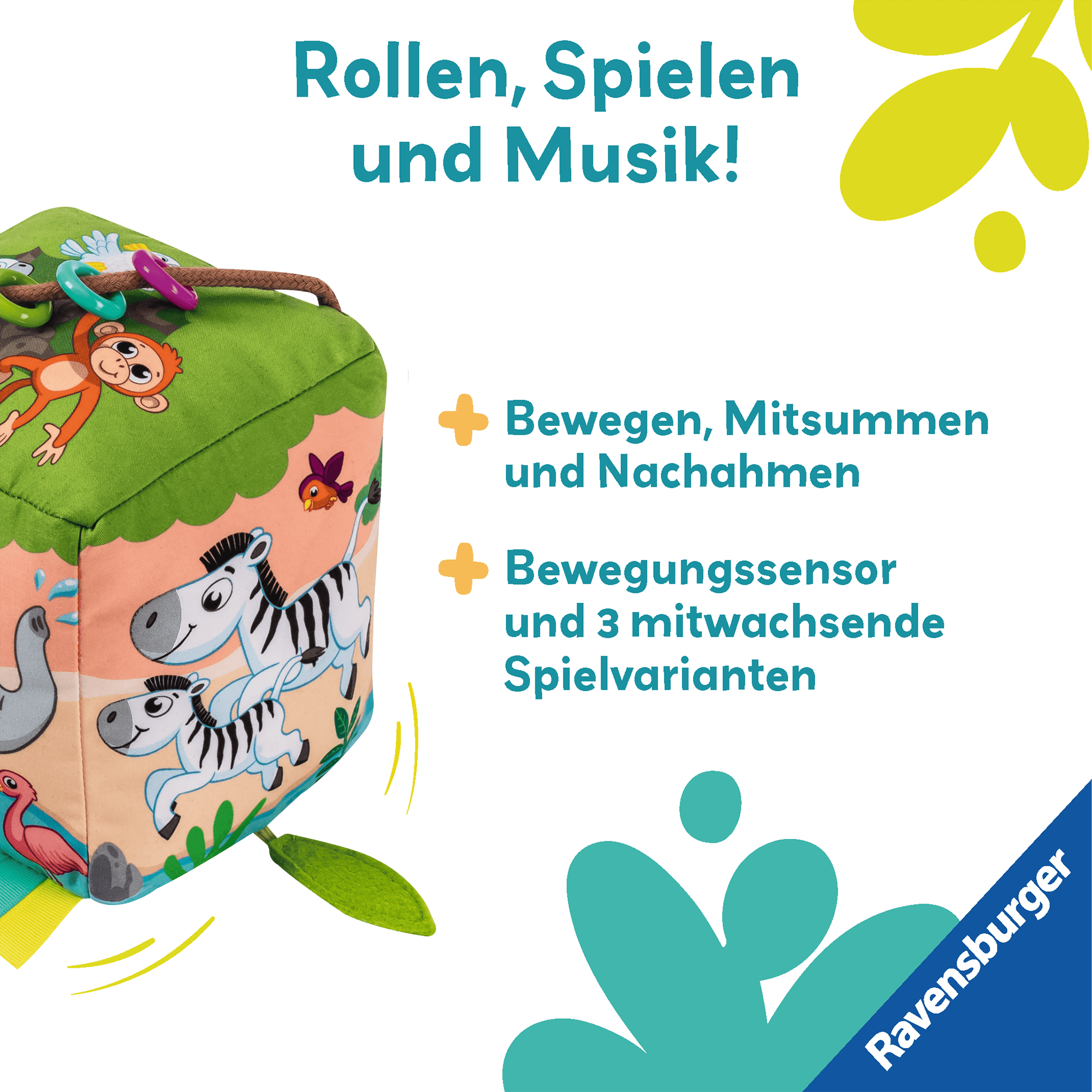 Motorikwürfel, Ravensburger, Mehrfarbig – Produktansicht