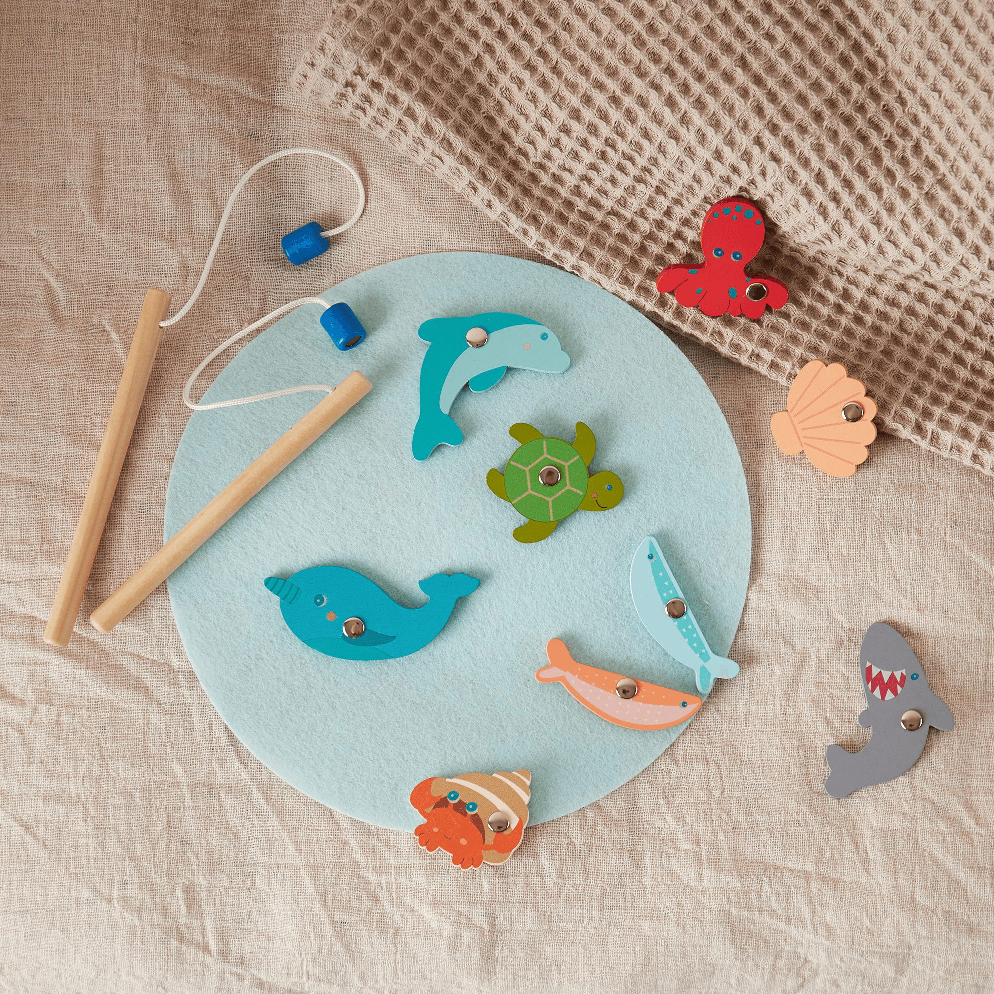 Kinderspiele, bieco, Blau – Produktansicht
