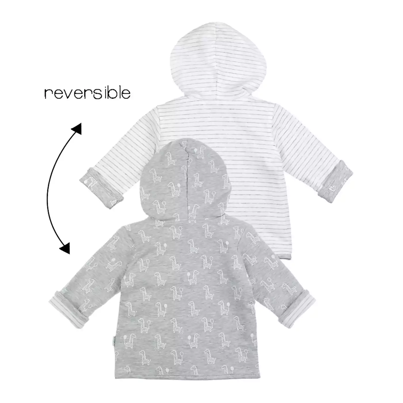 Sweat-, Fleece- & Strickjacken, FEETJE, Grau – Produktansicht